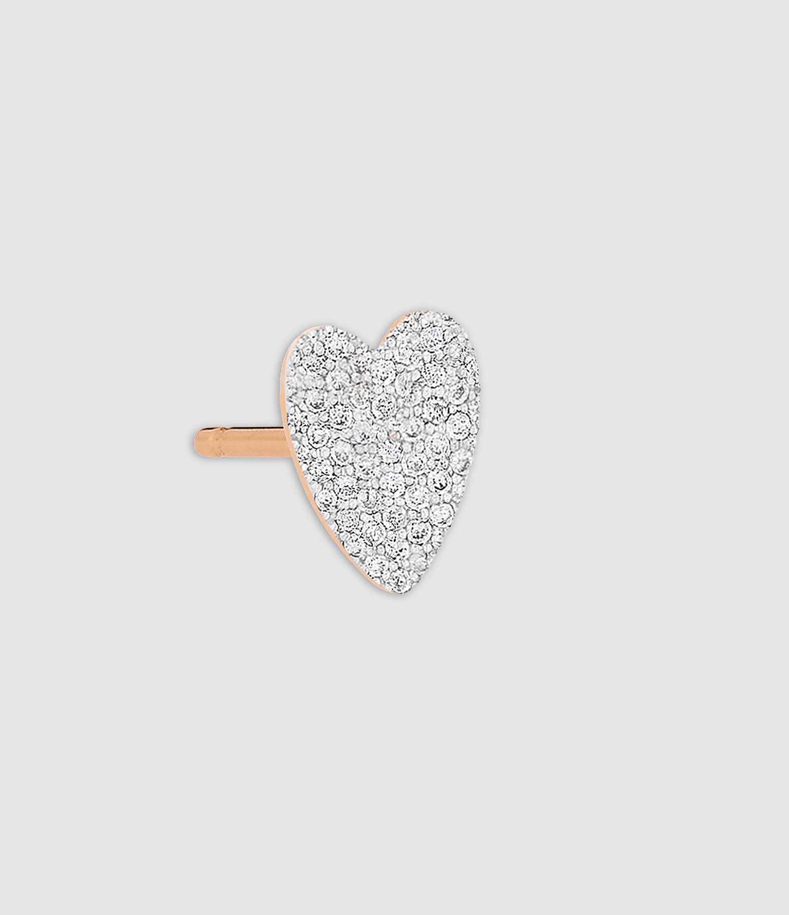 Angèle Puce Rose Gold Diamond Earring (sold individually), Valentine’s Day Collection