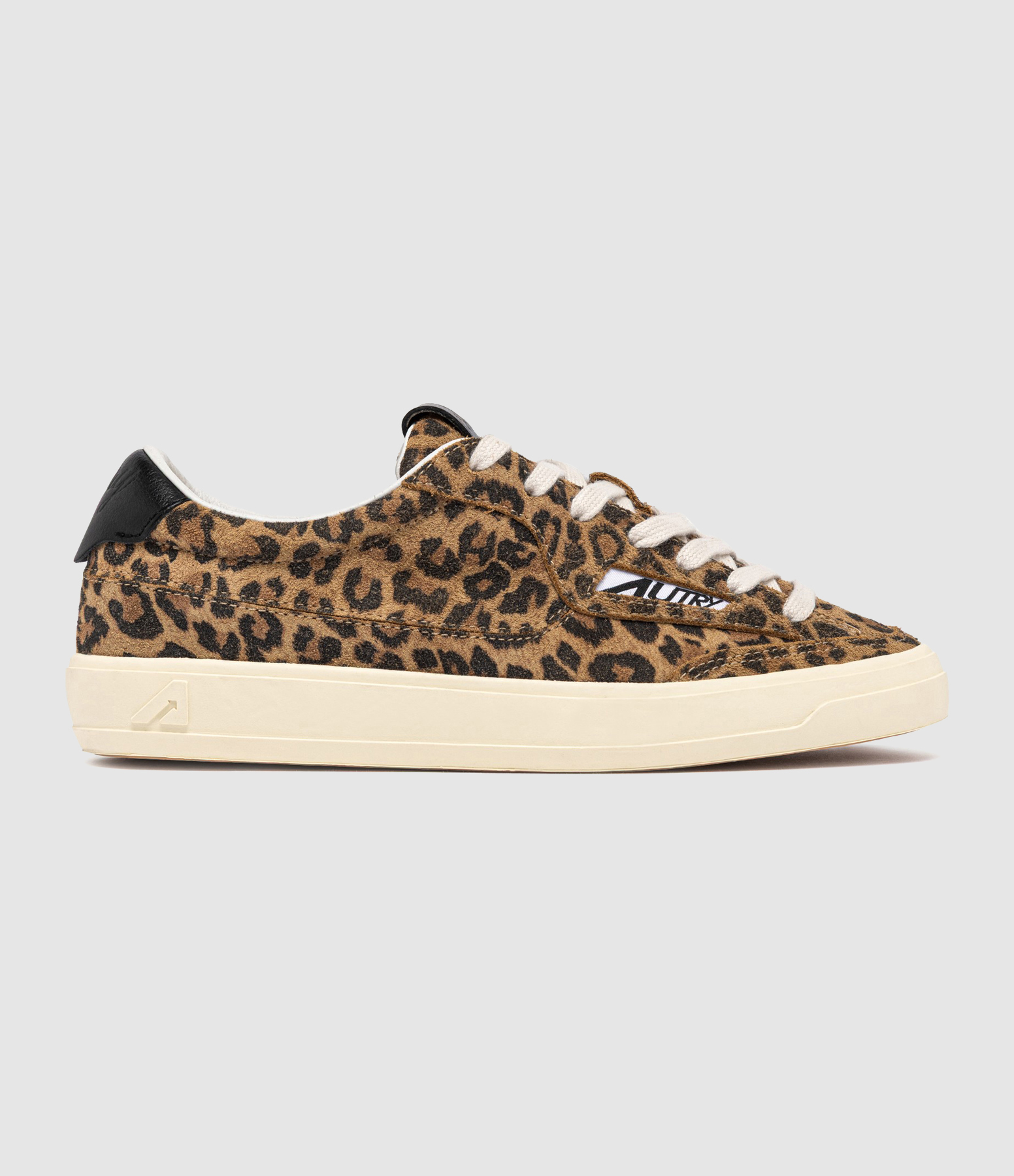 Windscape Low Suede Leopard Print Leop Black Trainers, Capsule Flash