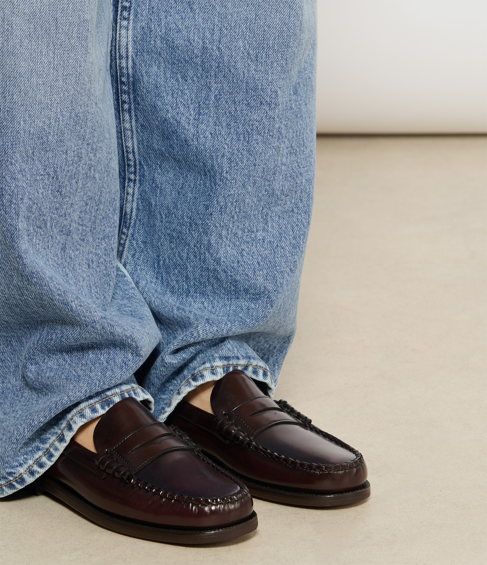 Classic Dan Woman Loafers – Brown Burgundy – Regular