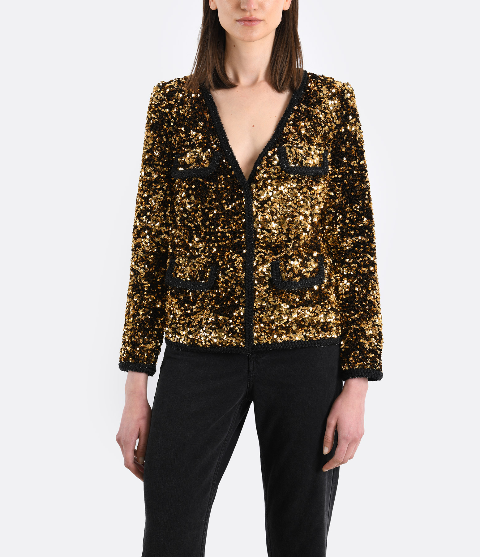 Gold Sequinned Jacket