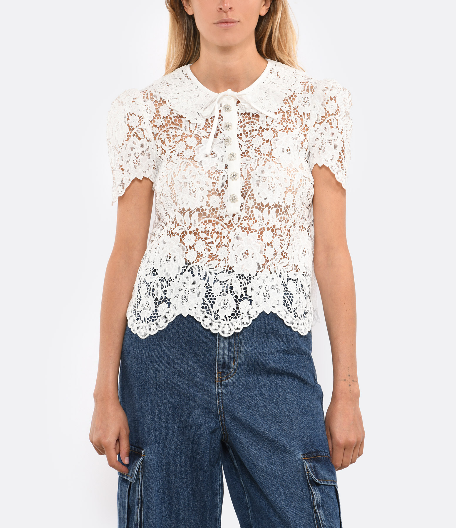 White Lace Top