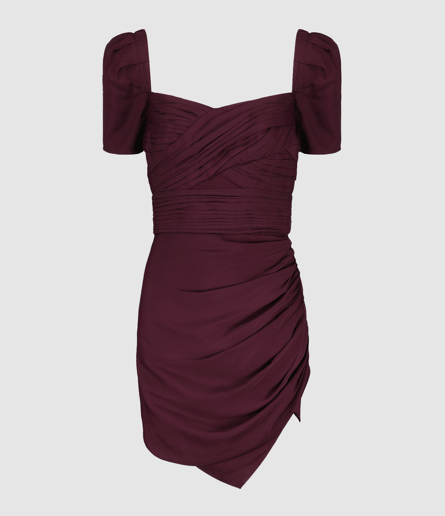 Magenta Stretch Mini Dress