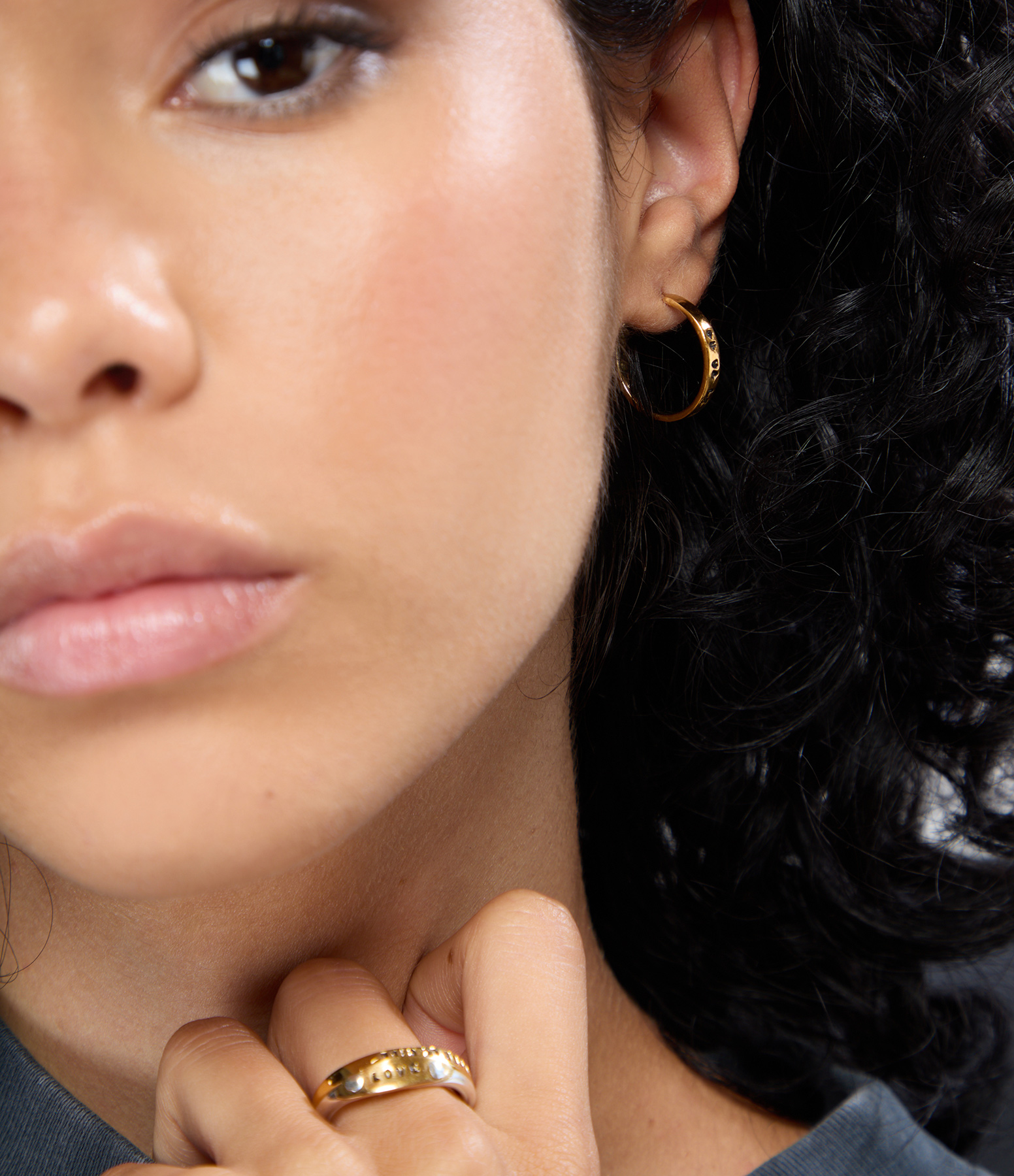 Earrings: When the snow melts... Vermeil