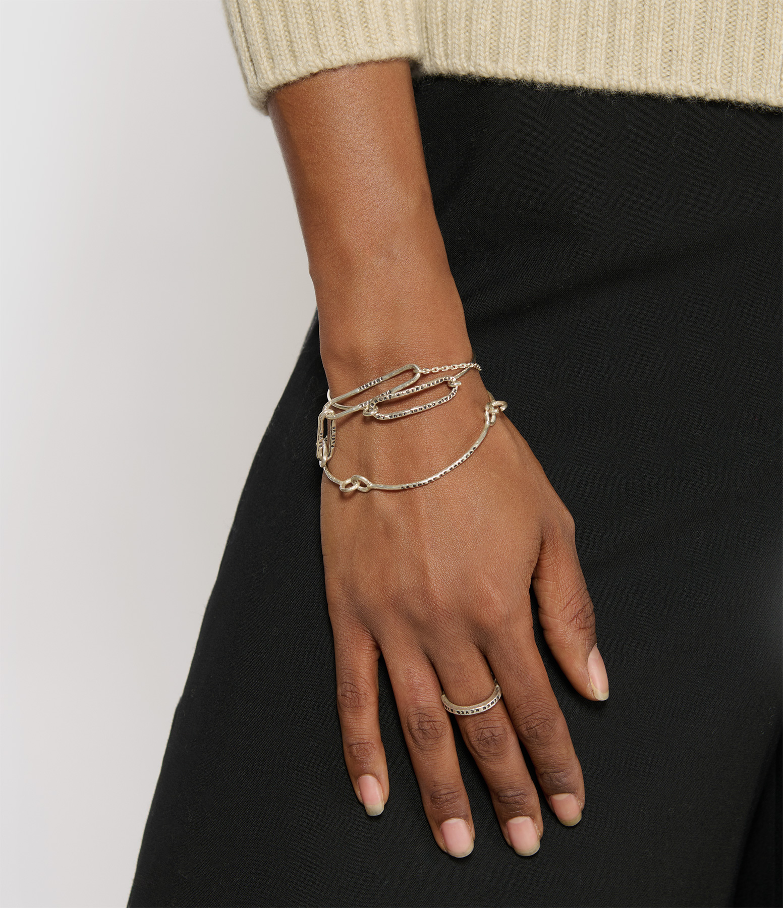 3-Link ‘Le Secret’ Silver Bracelet