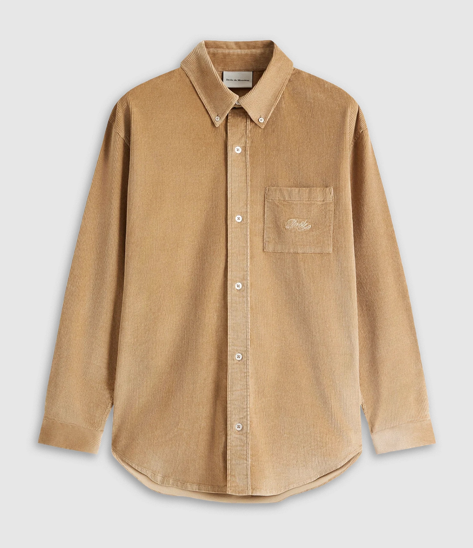 Beige Corduroy Shirt