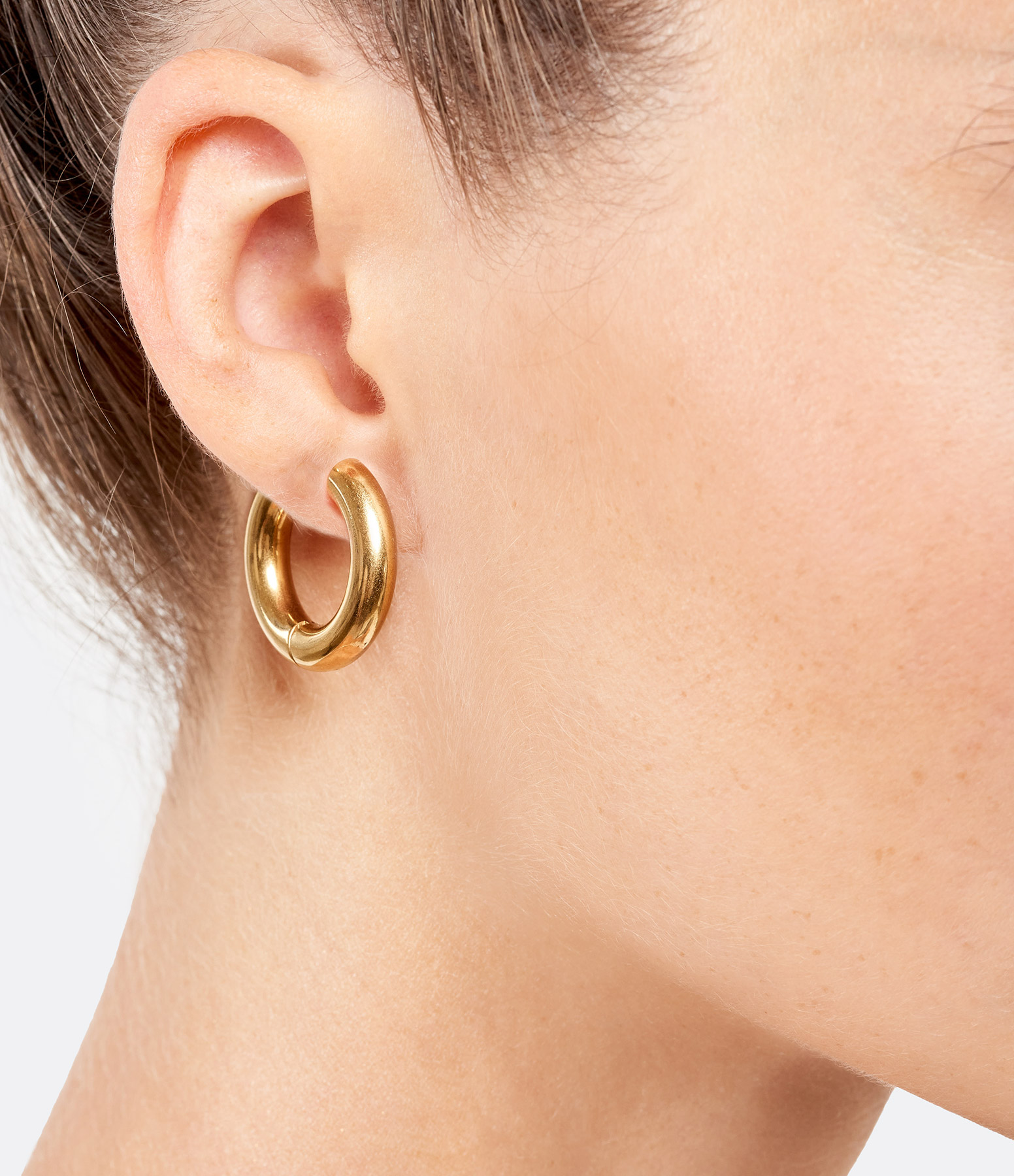 Lasia GM Gold-Plated Silver Hoop Earrings