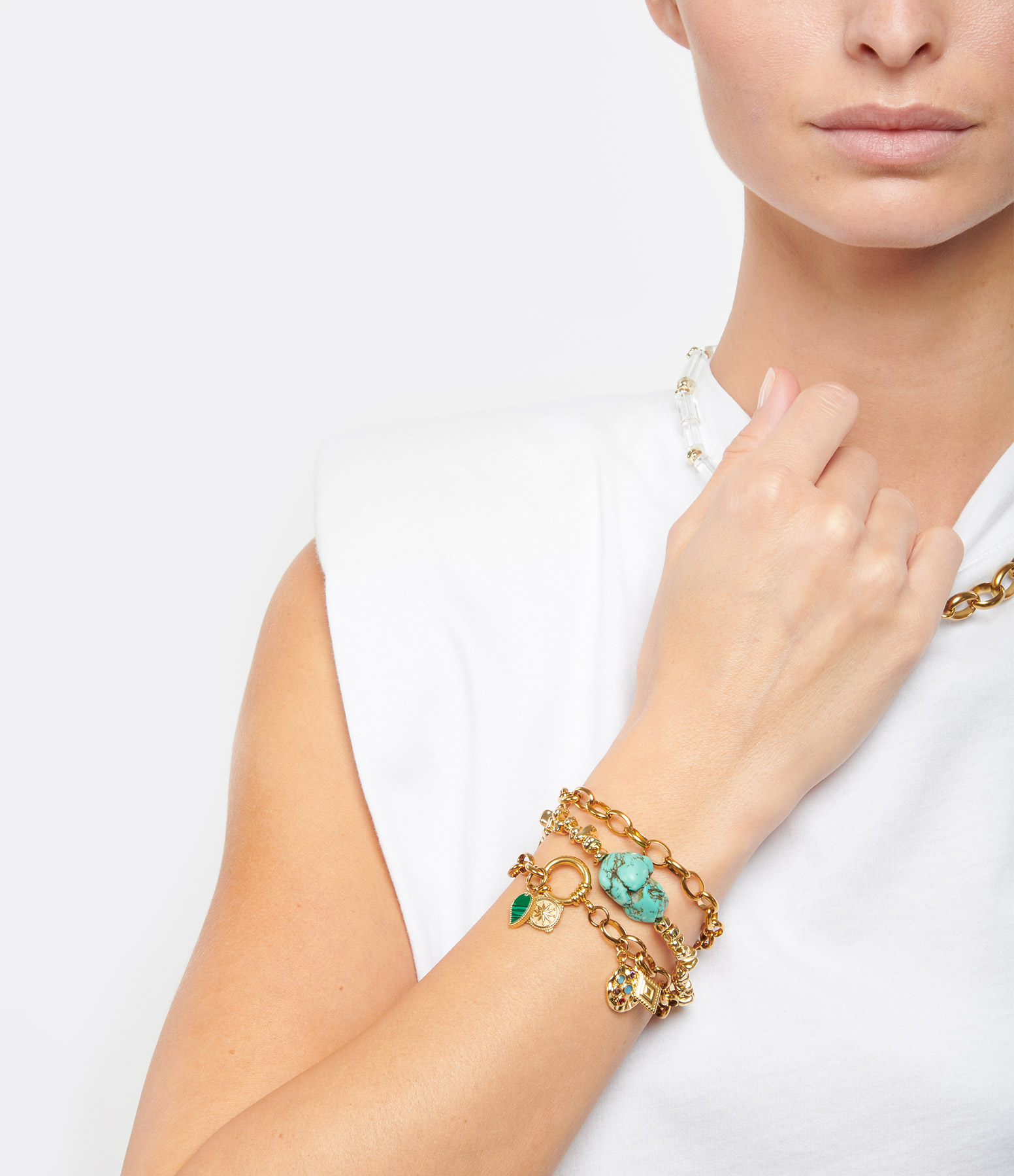 Aix Gold-Plated Silver Bracelet