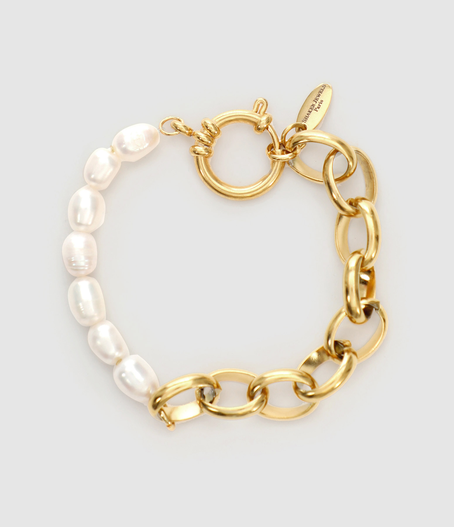 Joa Gold-Plated Silver Pearl Bracelet