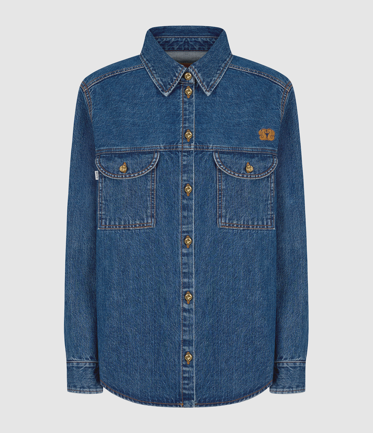 Nariida Berber Sapphire Shirt