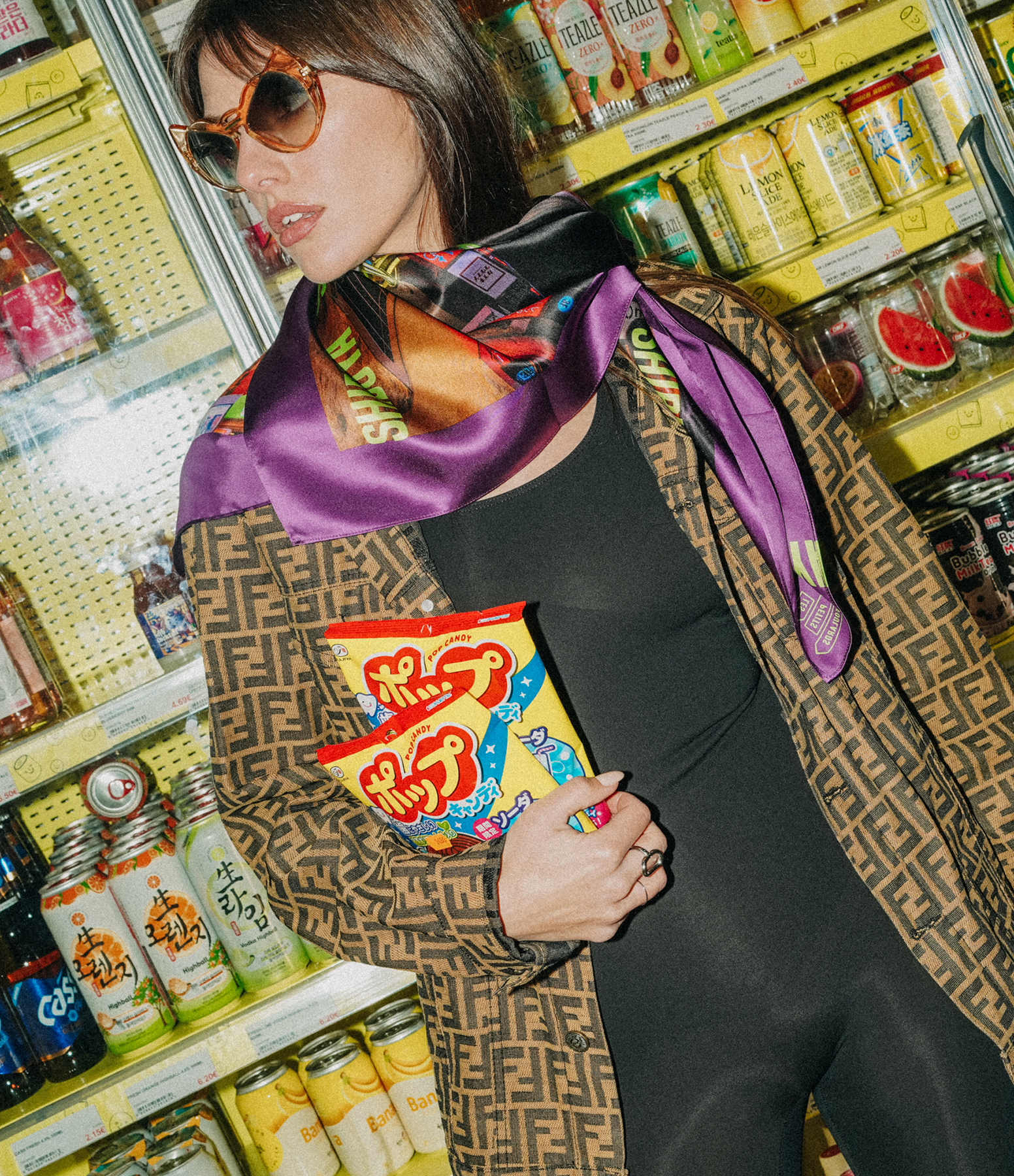 Shibuya Square Scarf 90x90