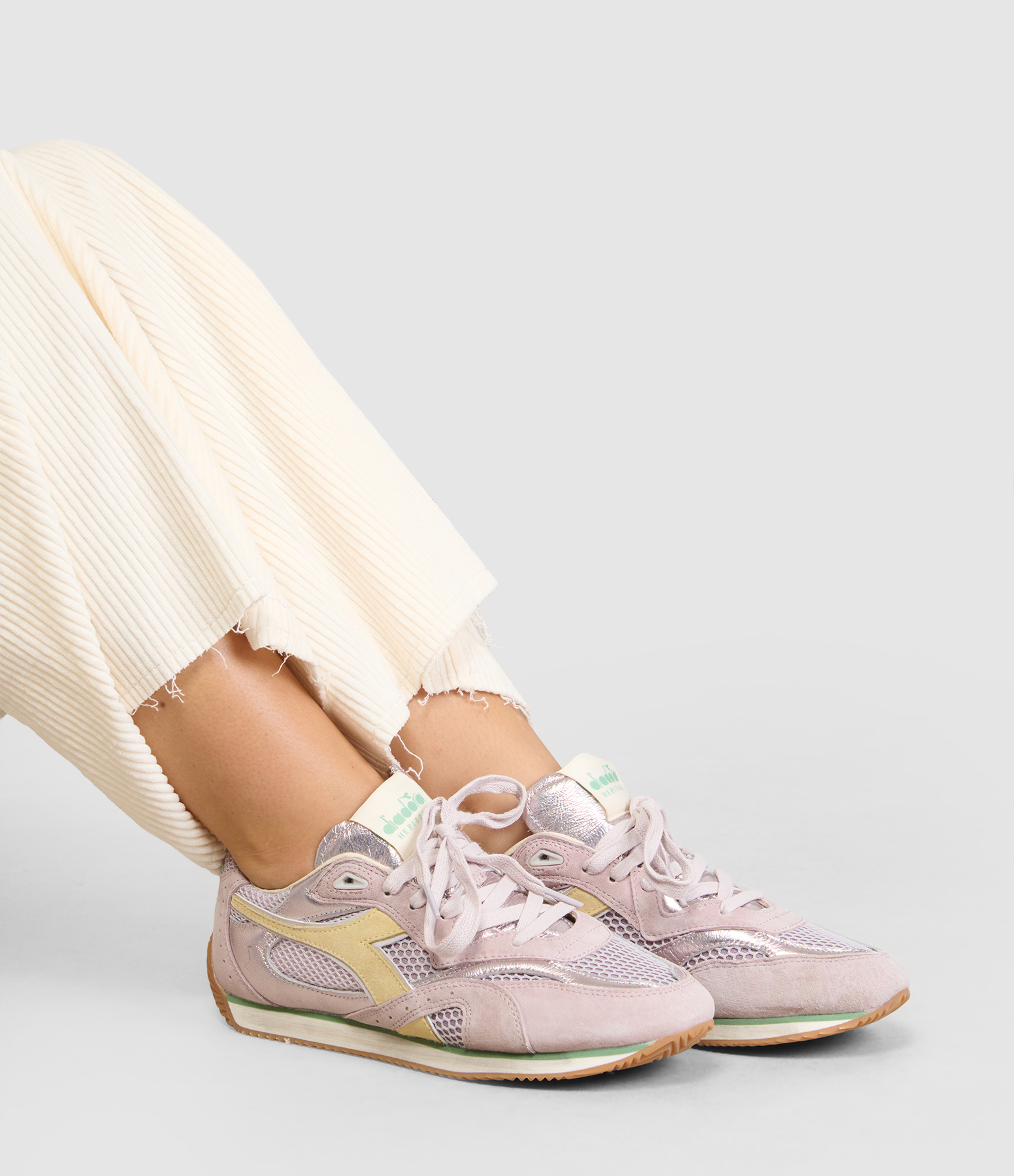 Revenge Mesh Team Trainers – Viola, Grey, Lilac