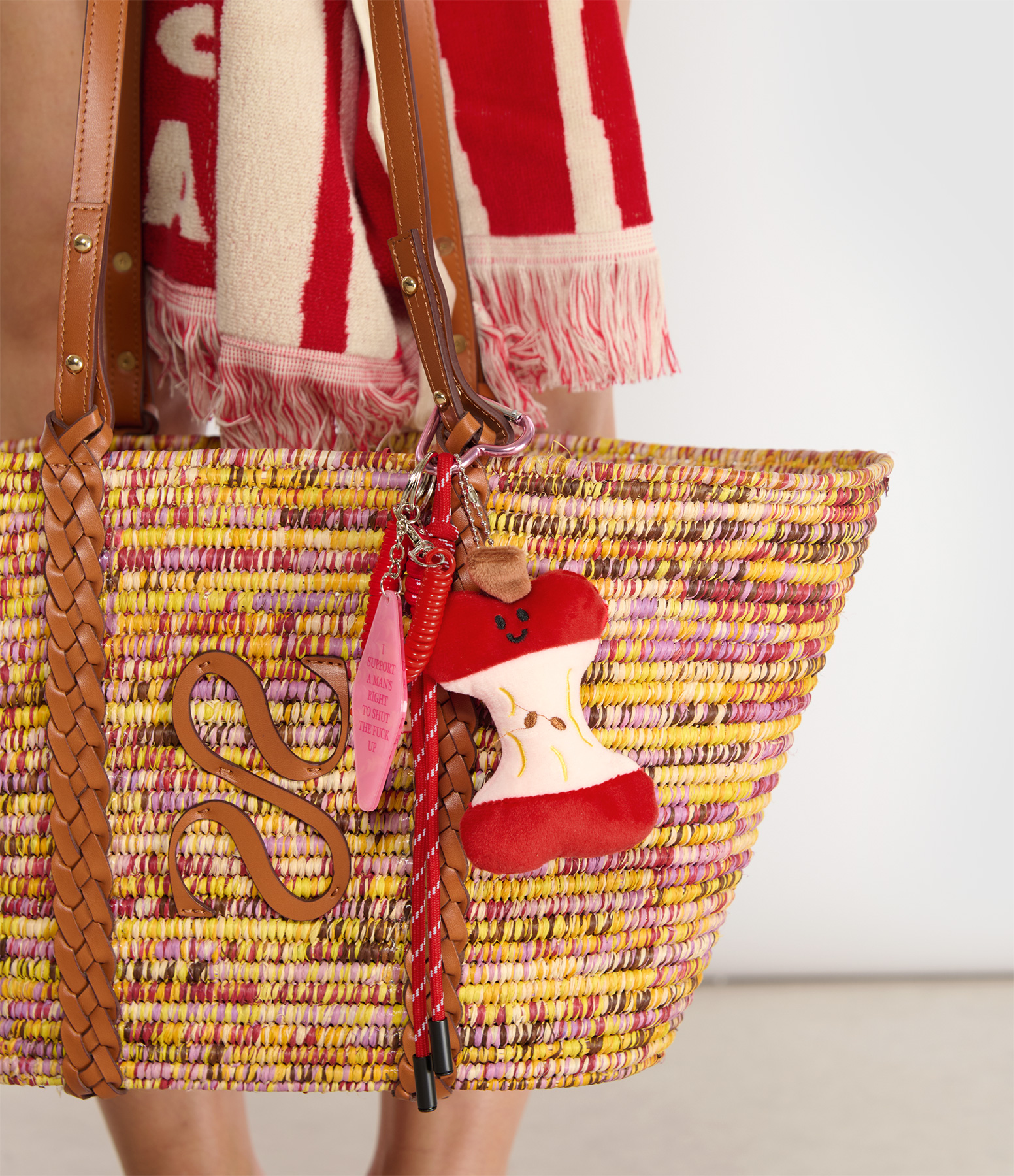Apple Bag Charm #1