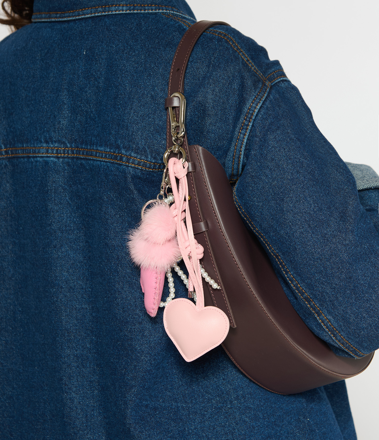 Pink Mittens Handbag Charm #71