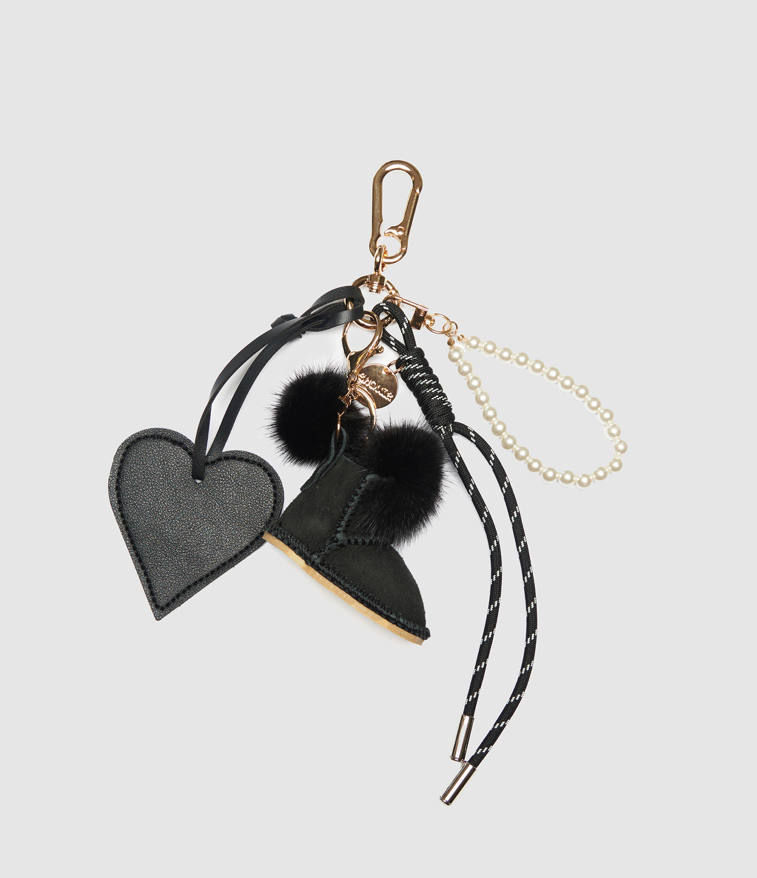 Black Boot Bag Charm #70