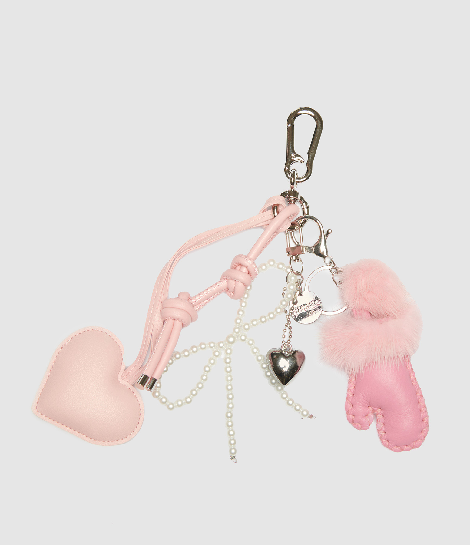 Pink Mittens Handbag Charm #71