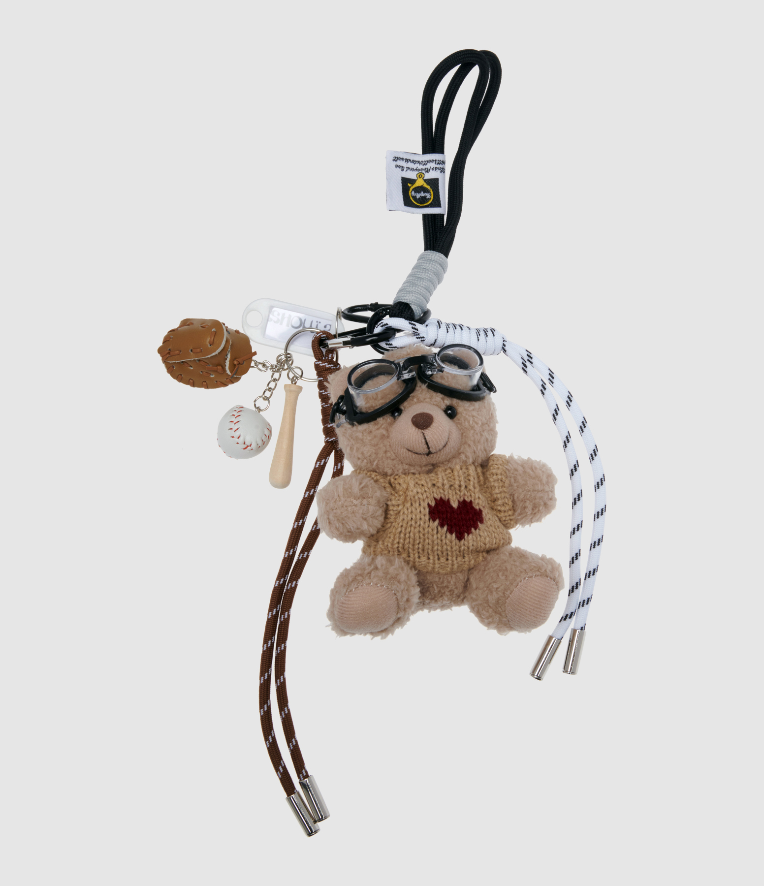 Brown Teddy Bag Charm #6