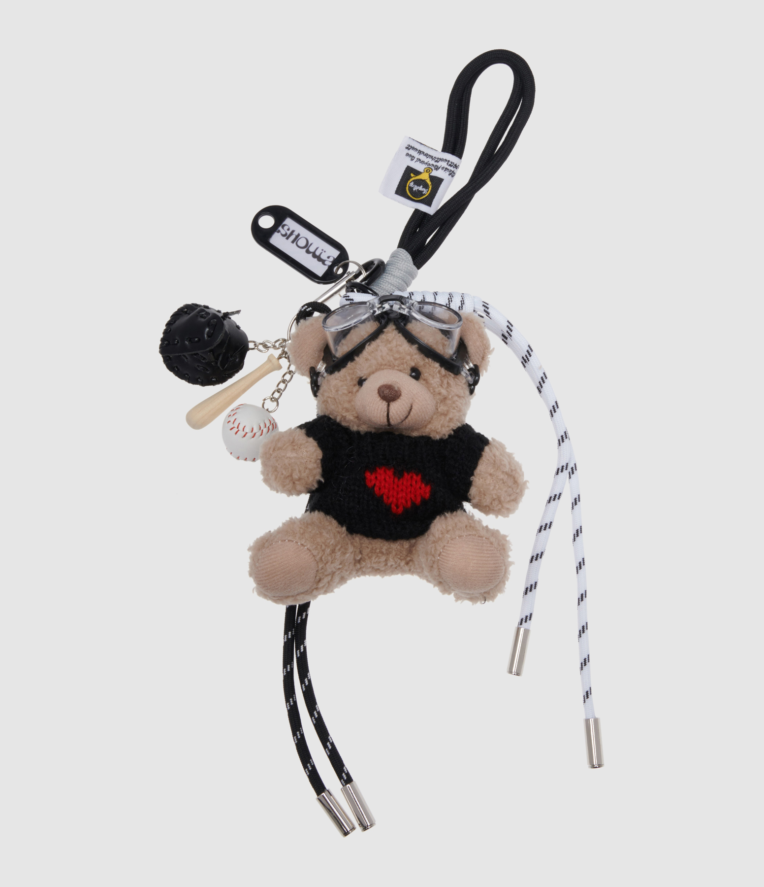Black Teddy Bag Charm #6