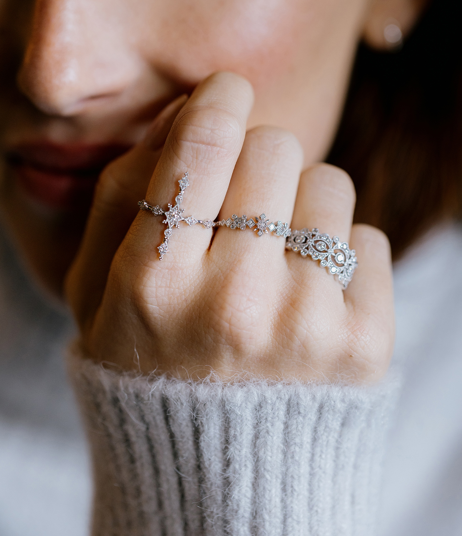 Stella White Gold Diamond Ring