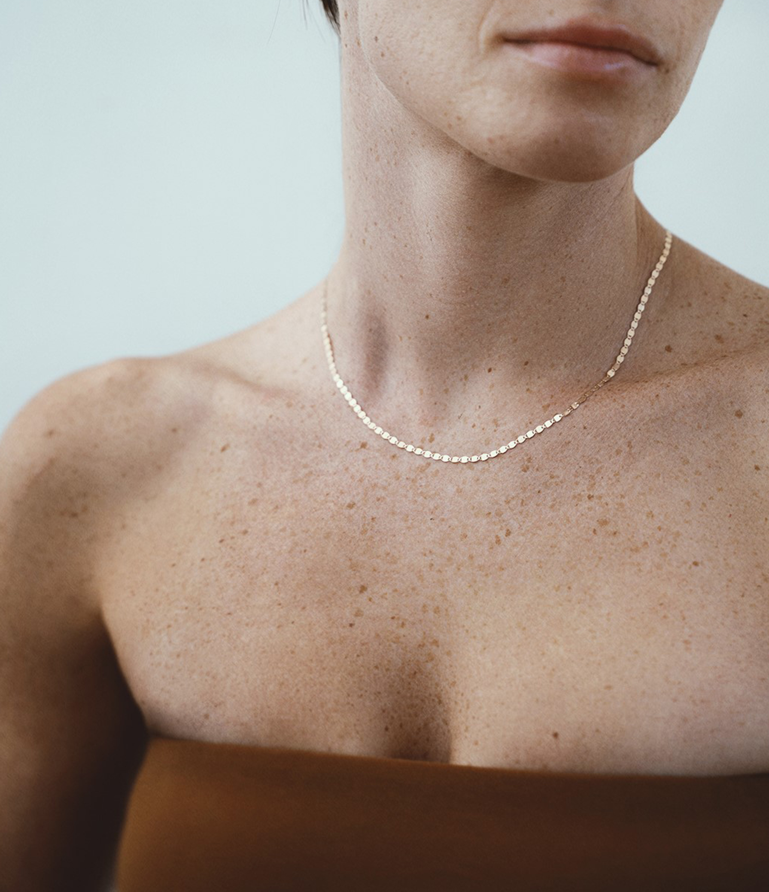 Skin Tattoo 1 Rose Gold Necklace