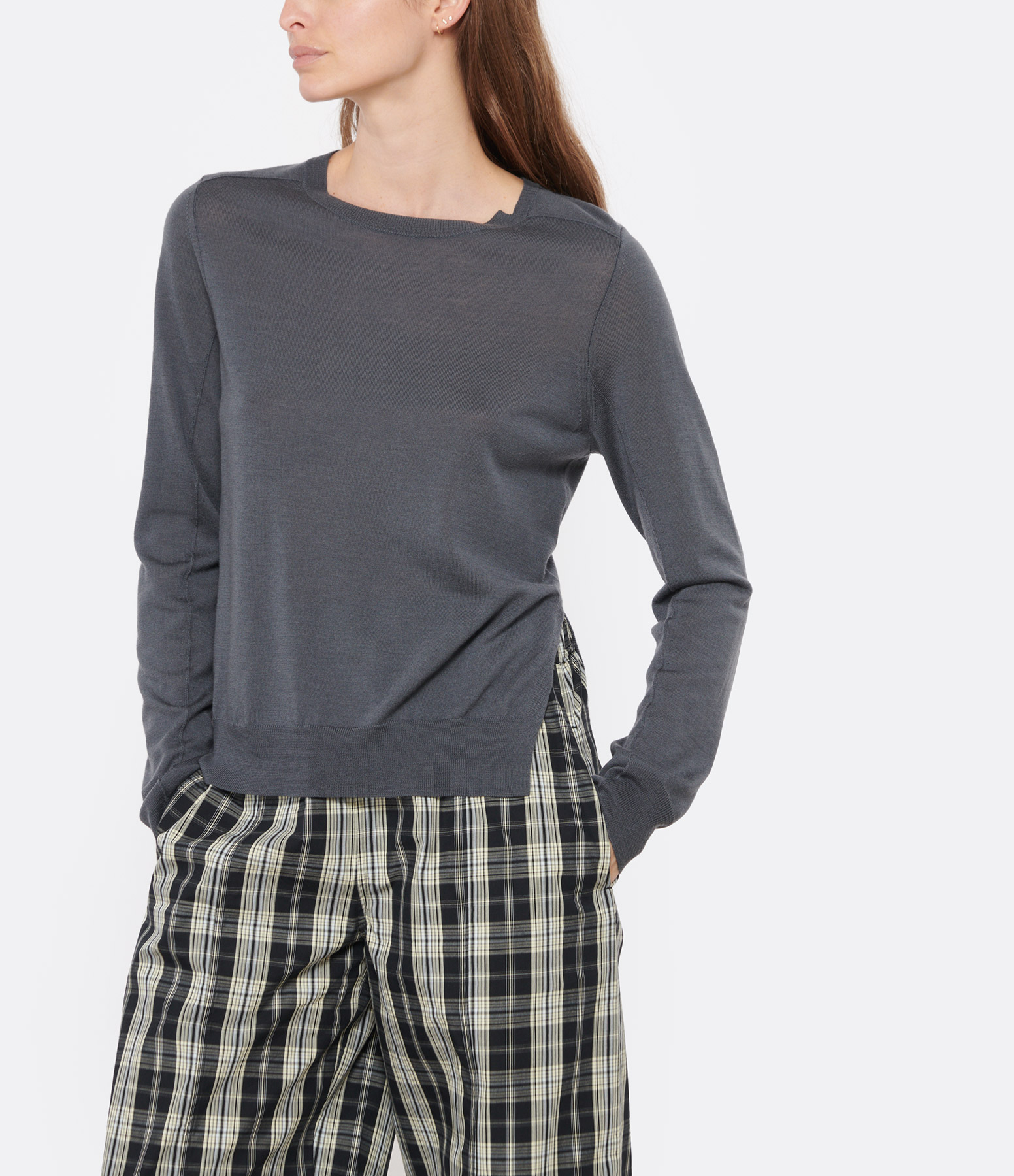 Grey Australian Wool Jumper