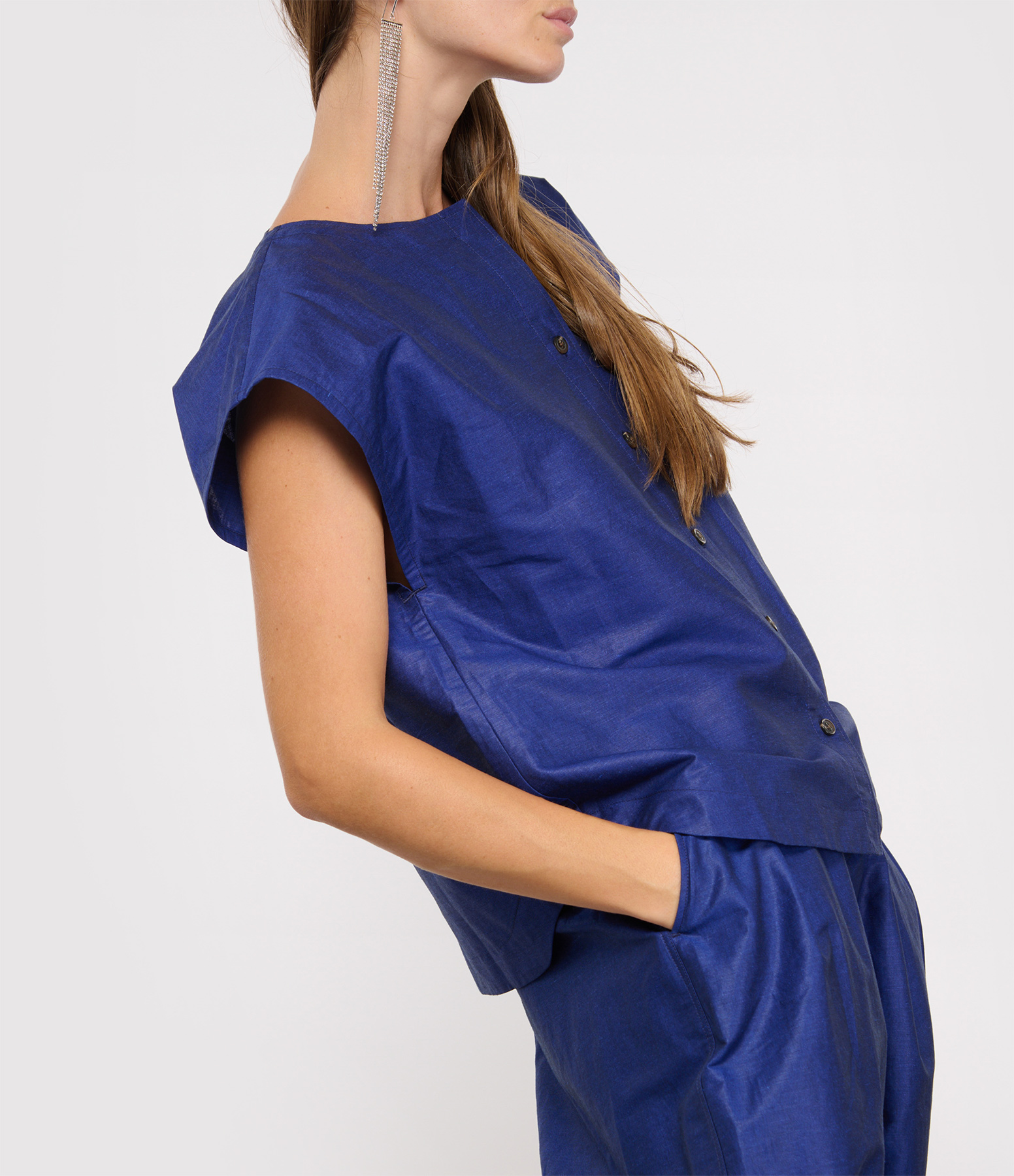 Bright Blue Colombia Blouse