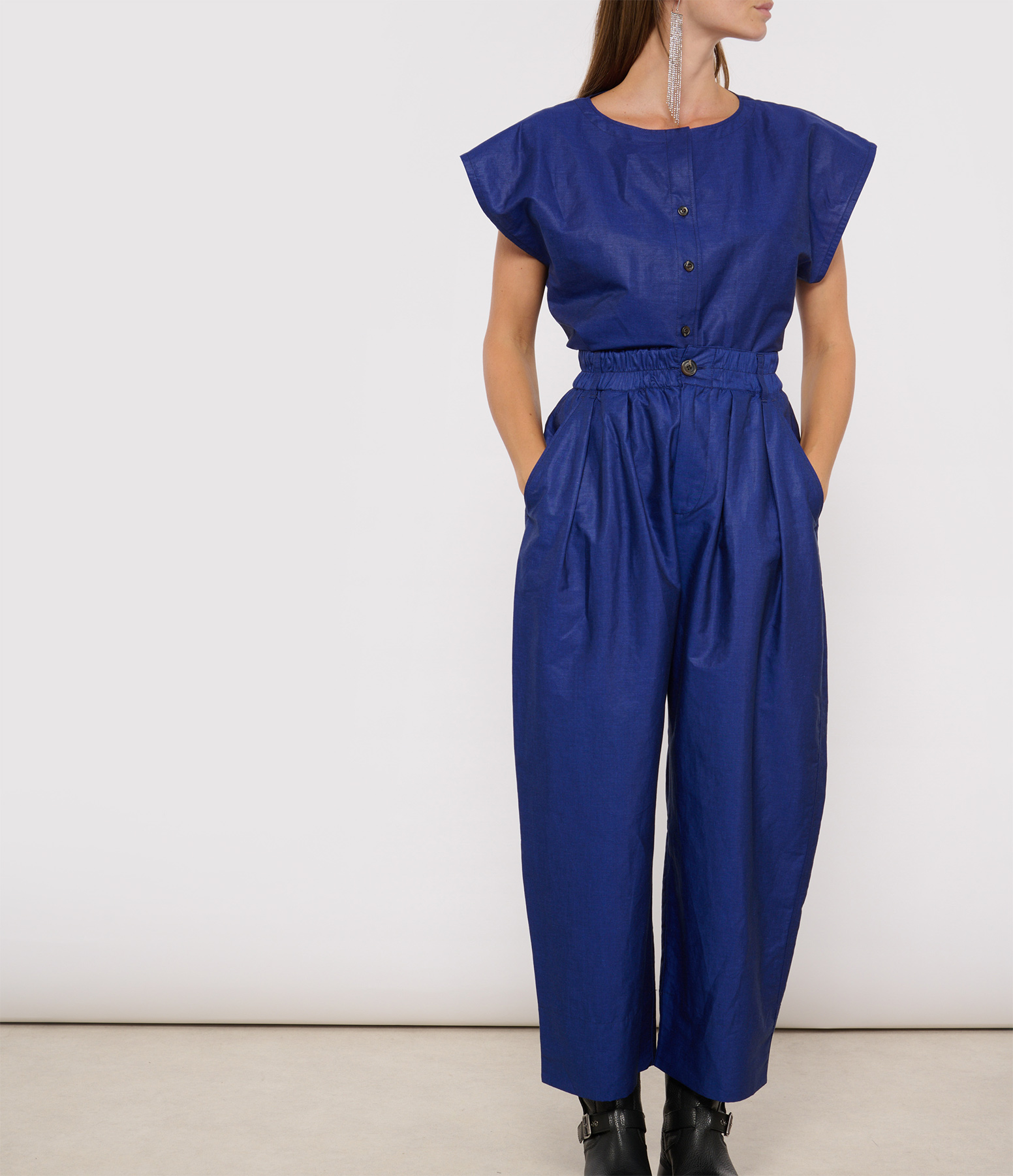 Cameron Trousers in Bright Blue