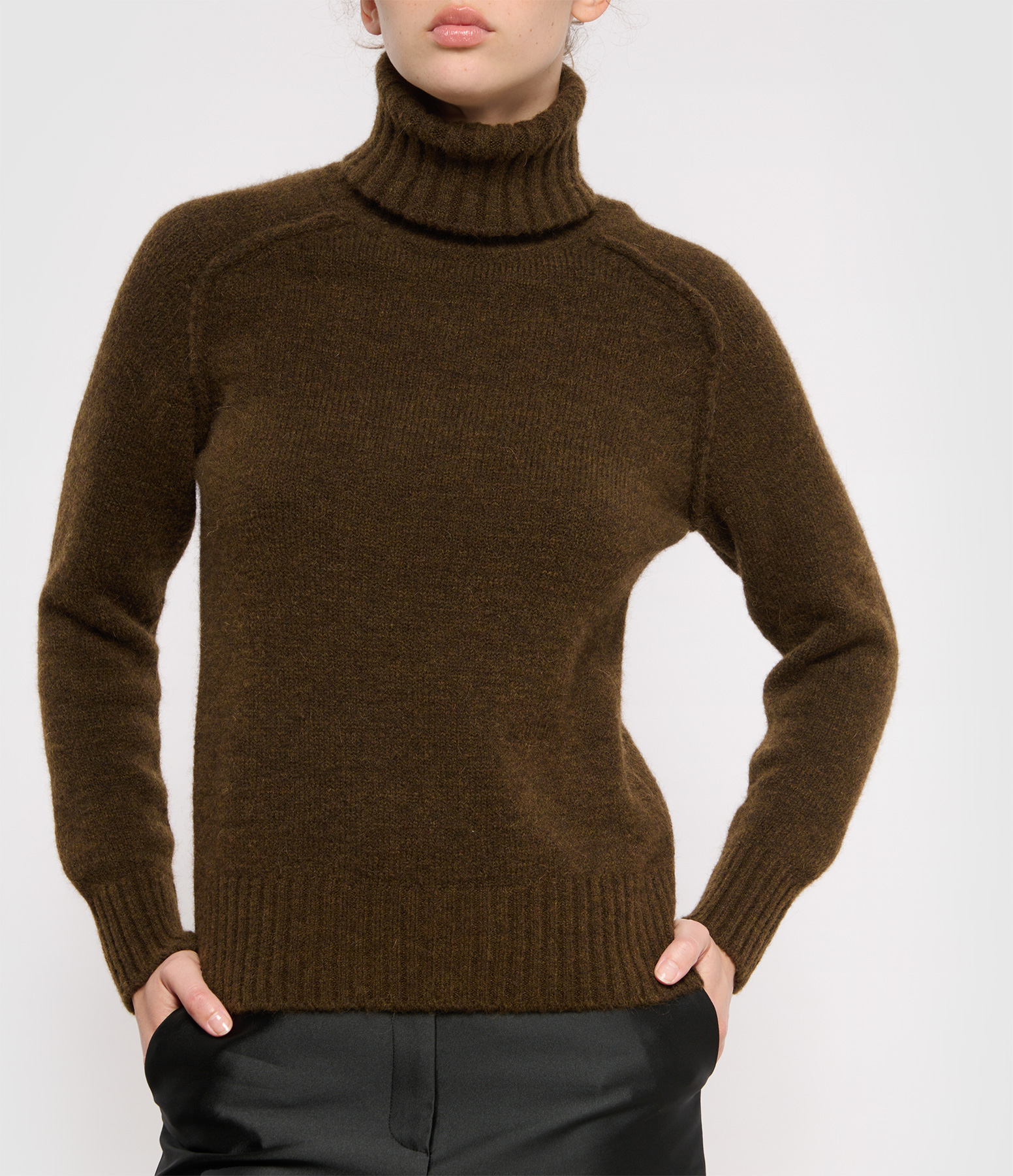 Windy Sweater in Marbled Brown