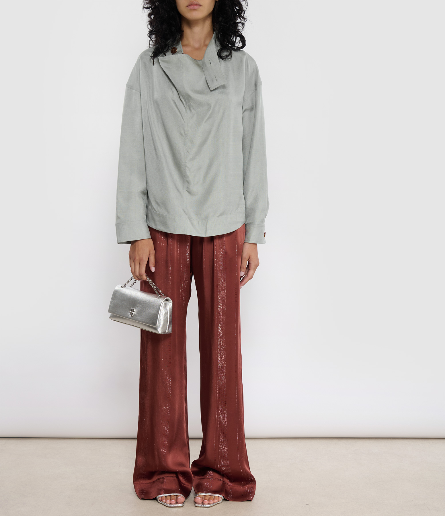 Felicite Blouse in Ice Blue