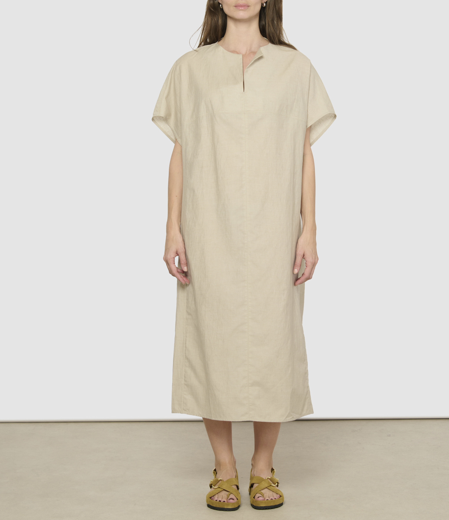 Ilsa Dress in Mastic
