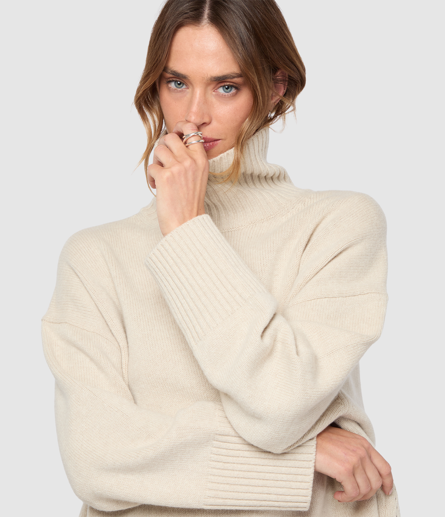 William Ecru China Jumper