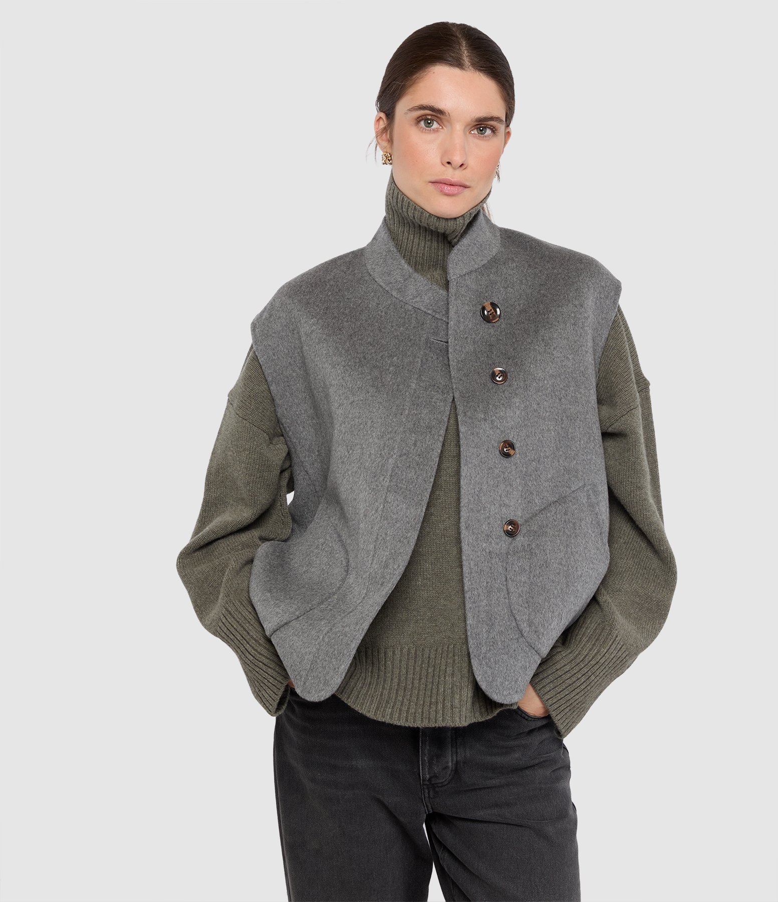 Adeline Light Grey Jacket