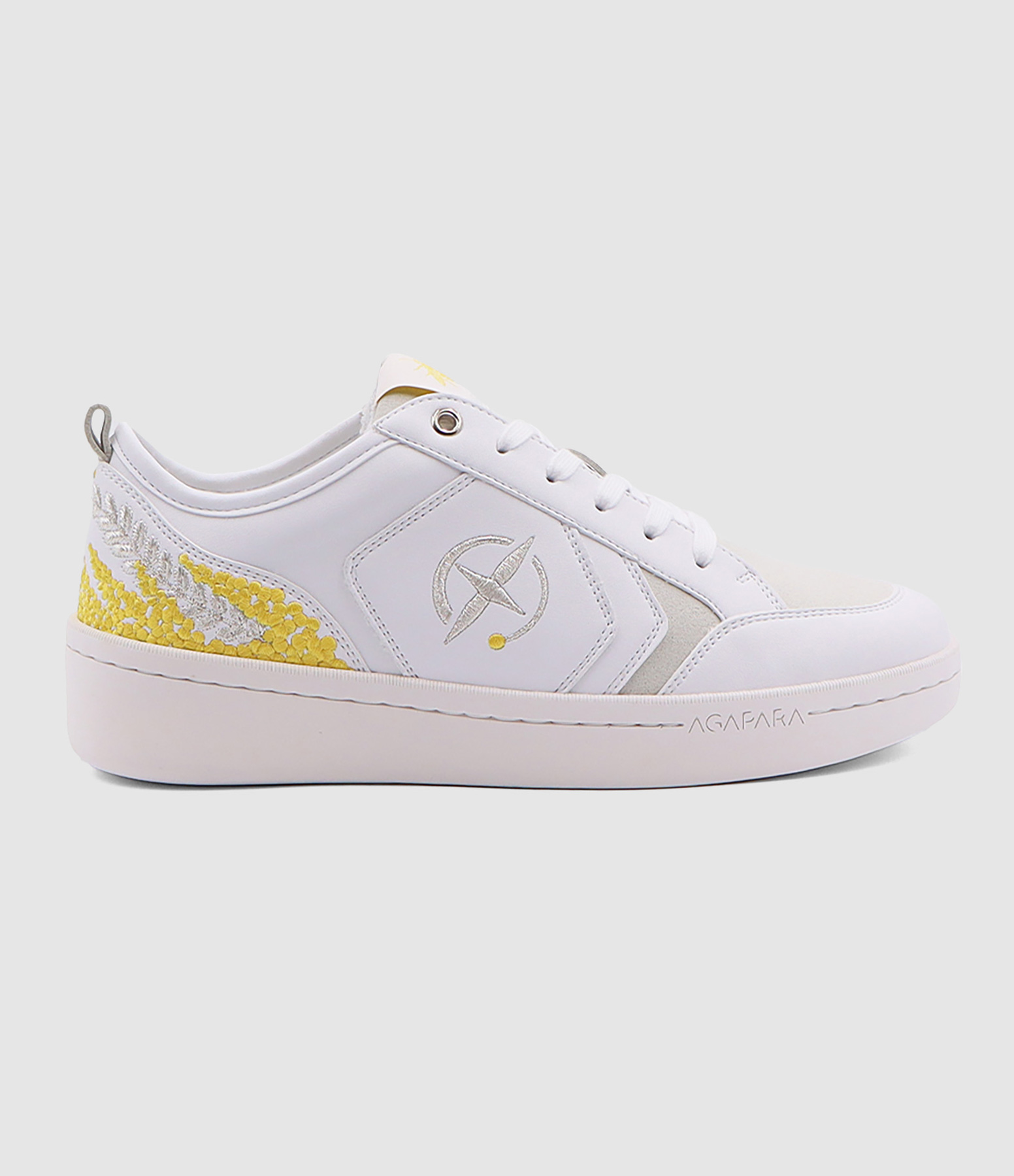 La Solar T30 Vegan Leather Trainers – Yellow