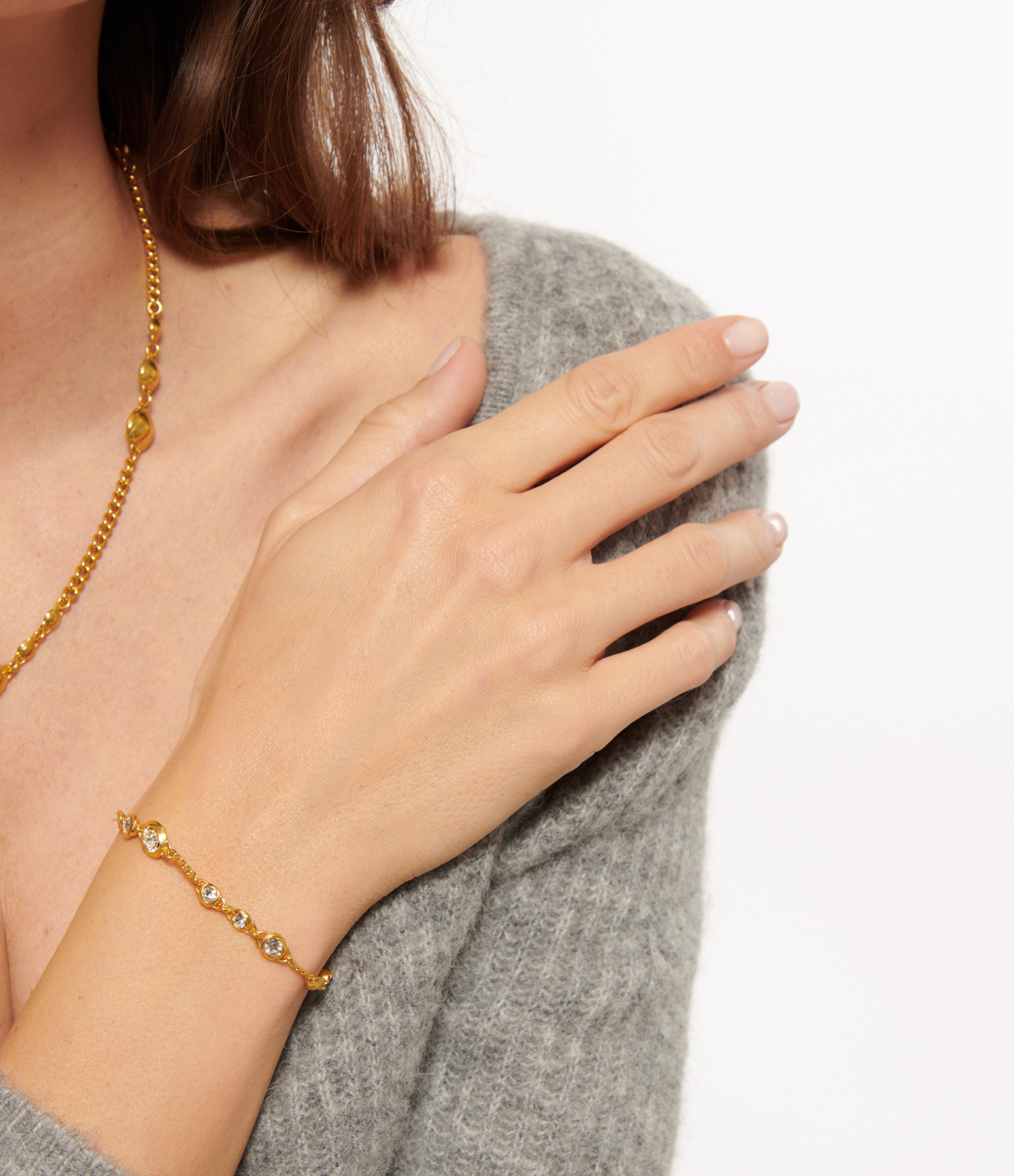 Vintage Gold Ribbon Bracelet