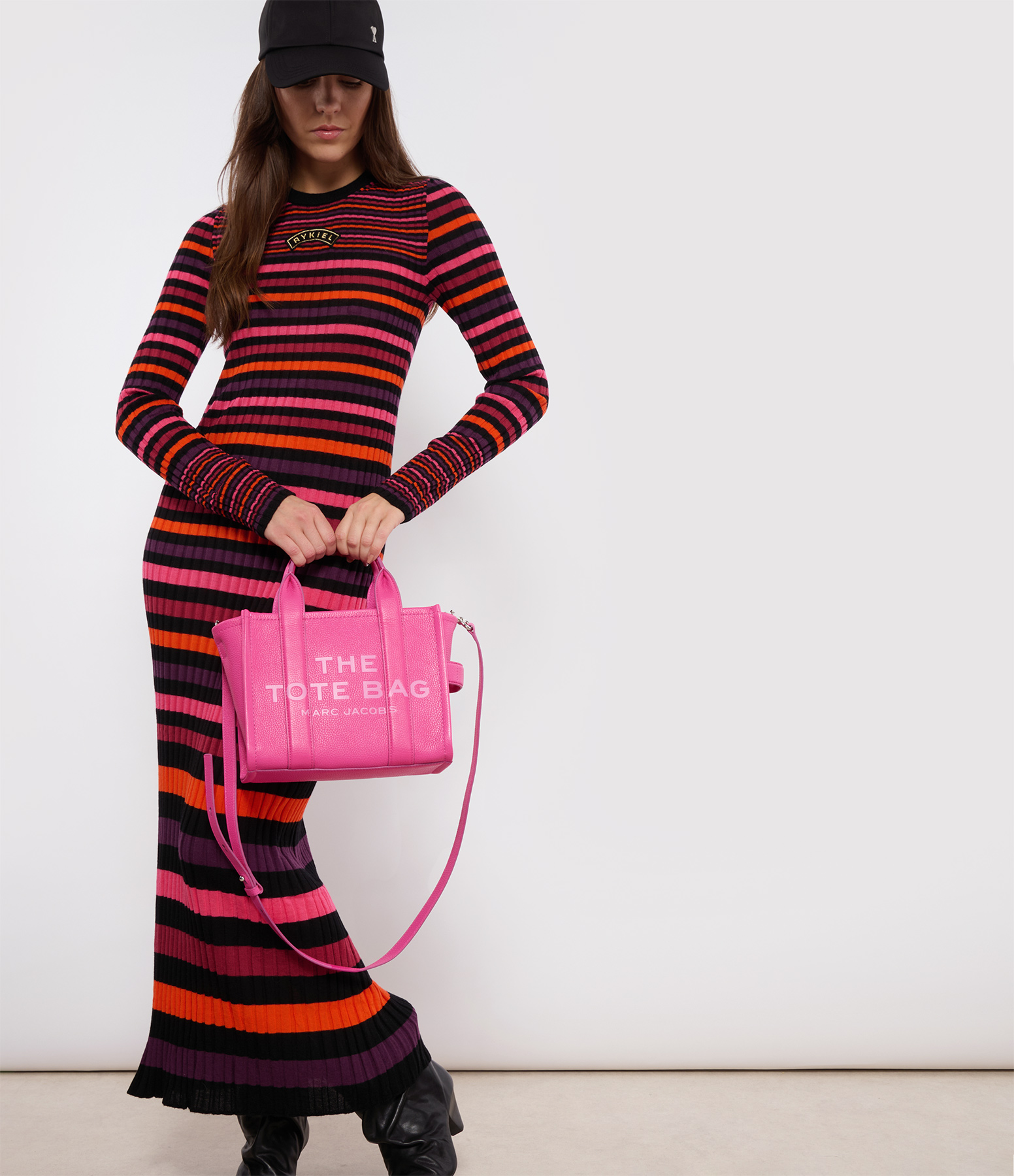 Multicoloured Striped Dress