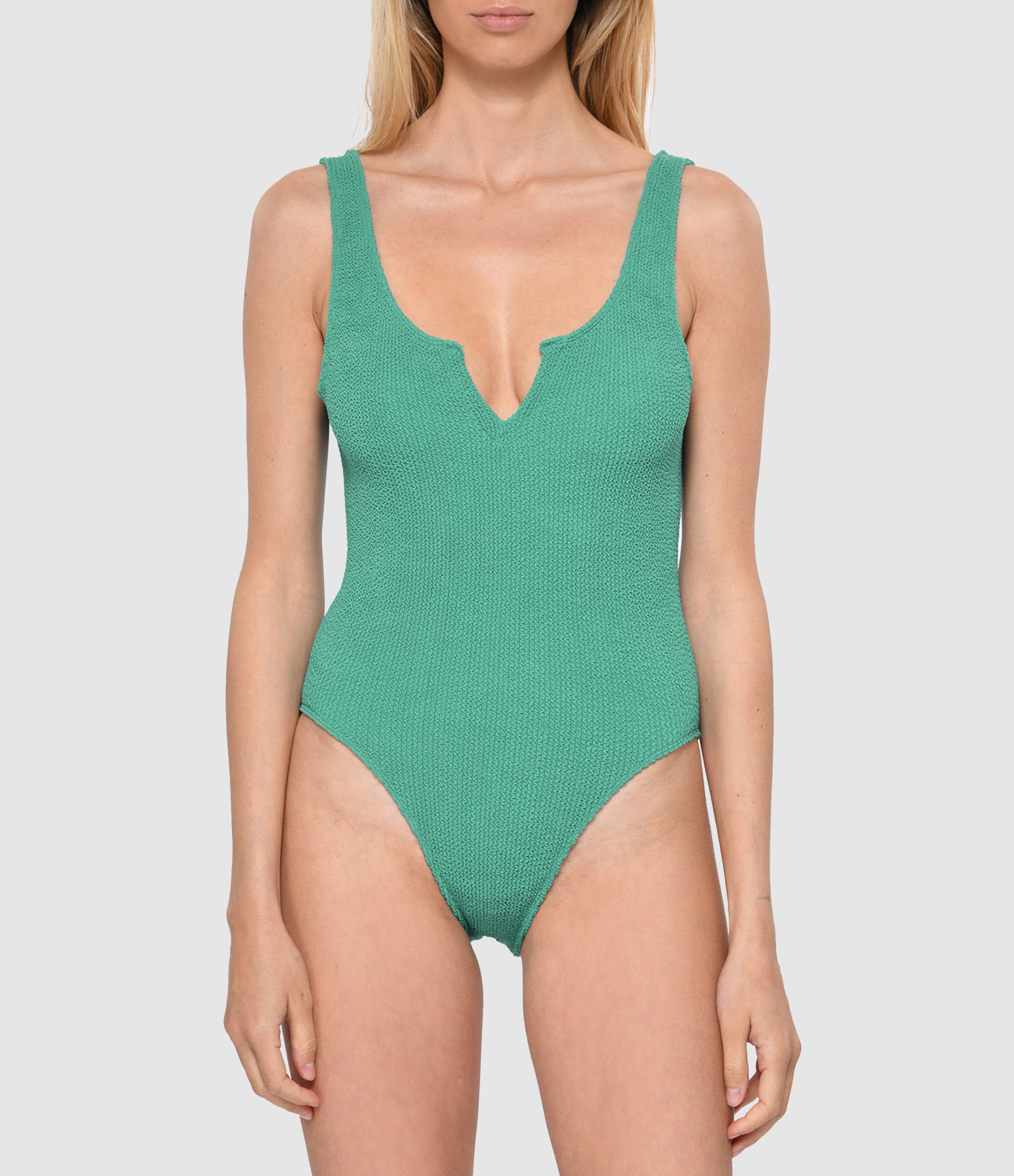 Ava One-Piece Swimsuit in Moon Blue