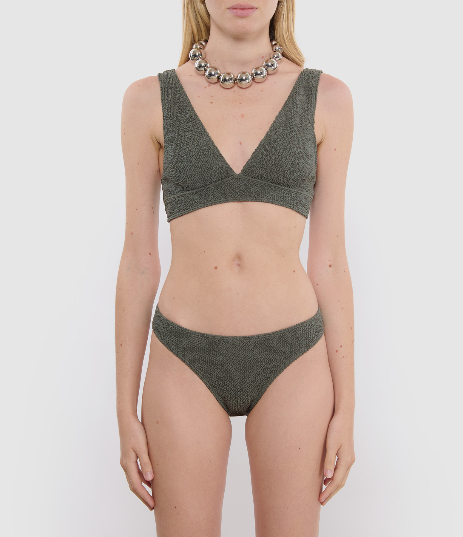 Aqua Charcoal Bikini Swimsuit