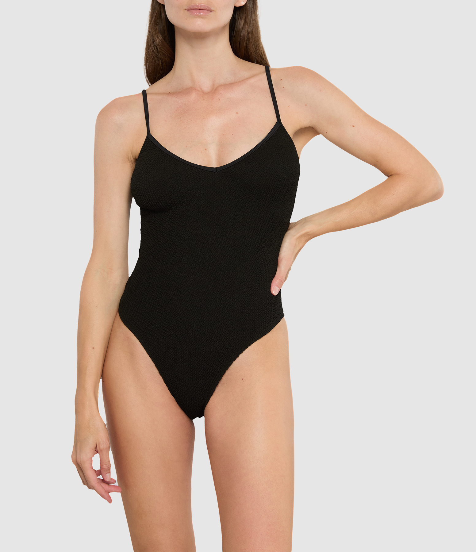 Ioli Cheeky Liquorice One-Piece Swimsuit