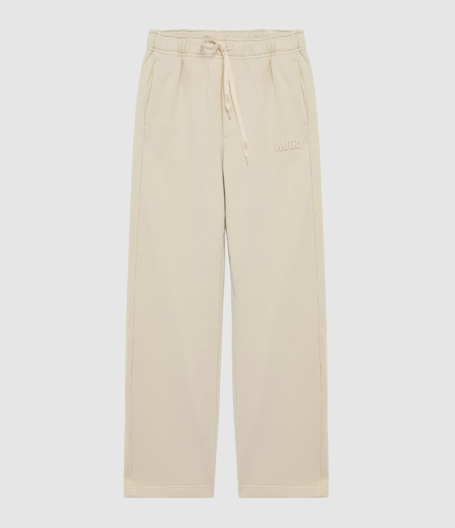 Cream-coloured jogging top
