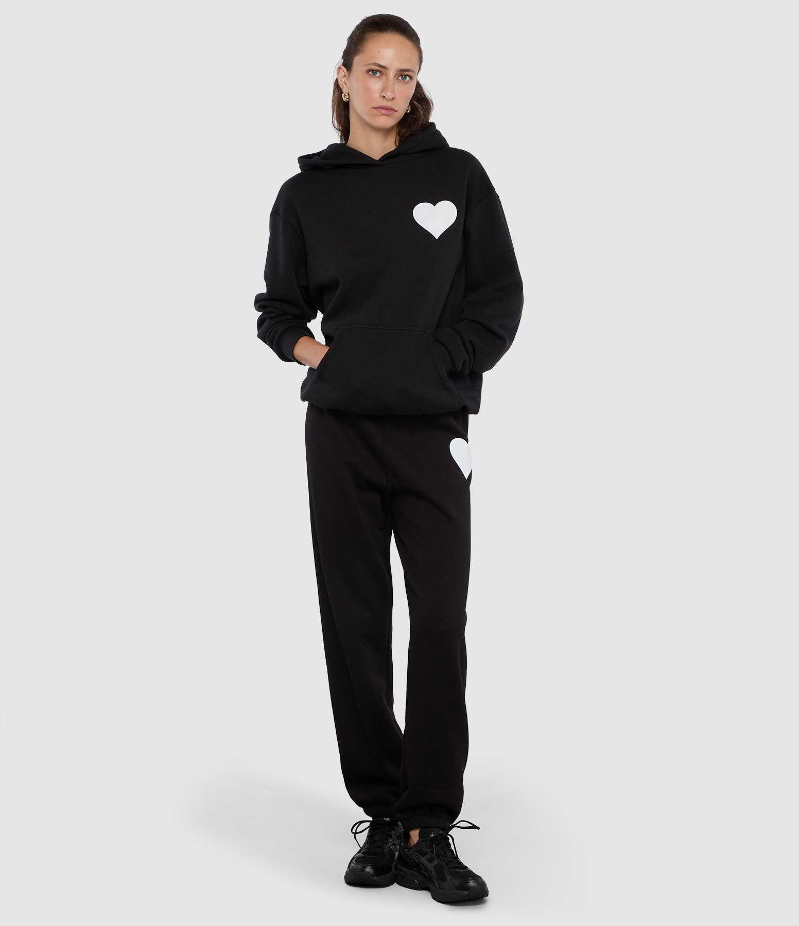 Black Heart Jogging Trousers