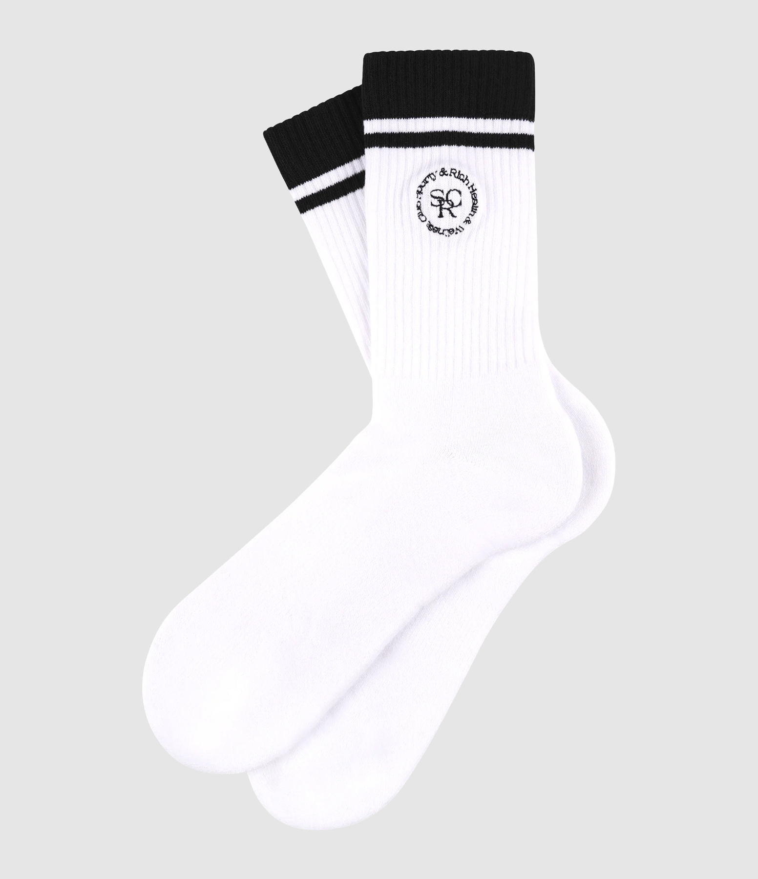 Srhwc White Black Socks
