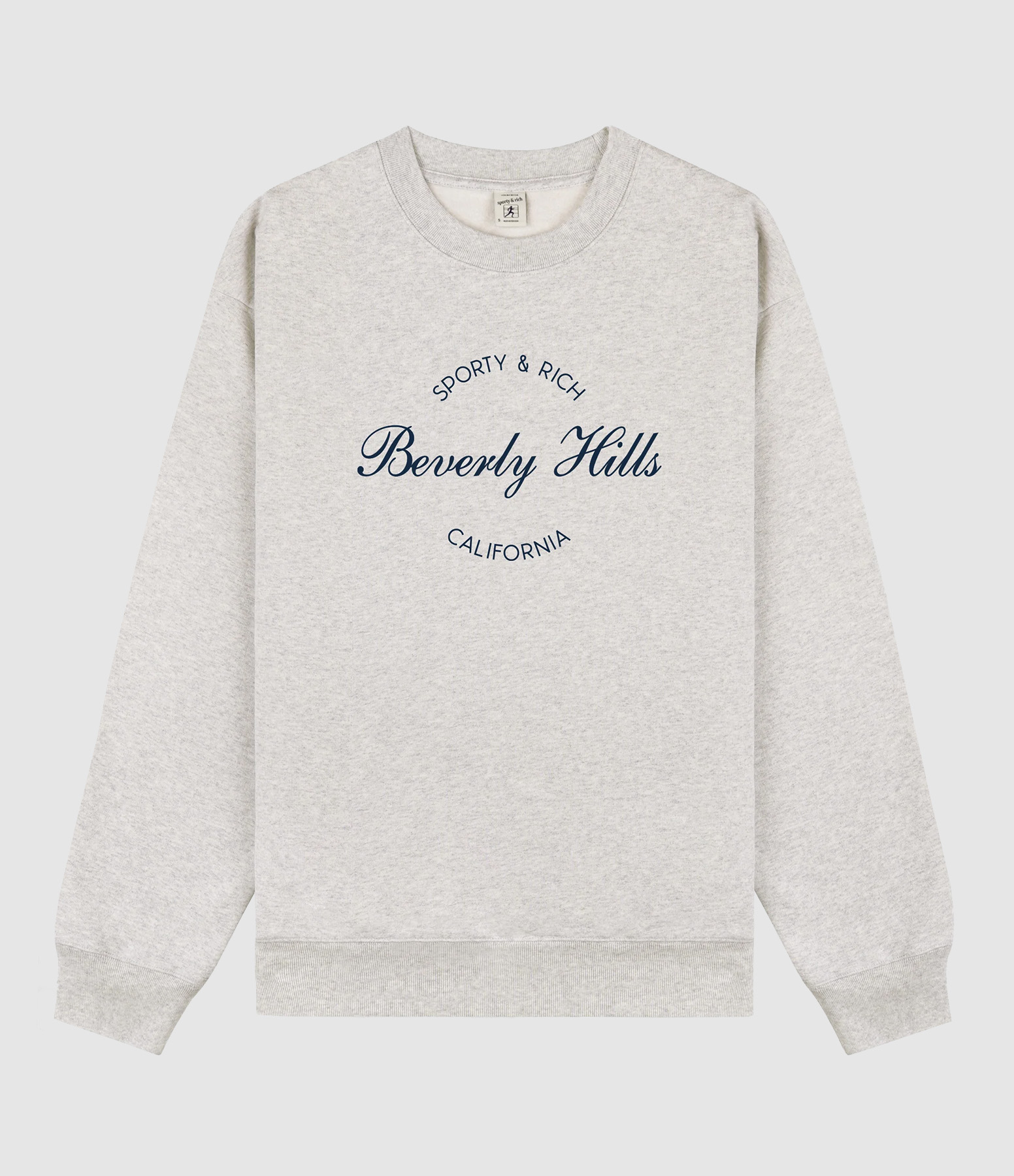 Beverly Script Heather Grey Jumper