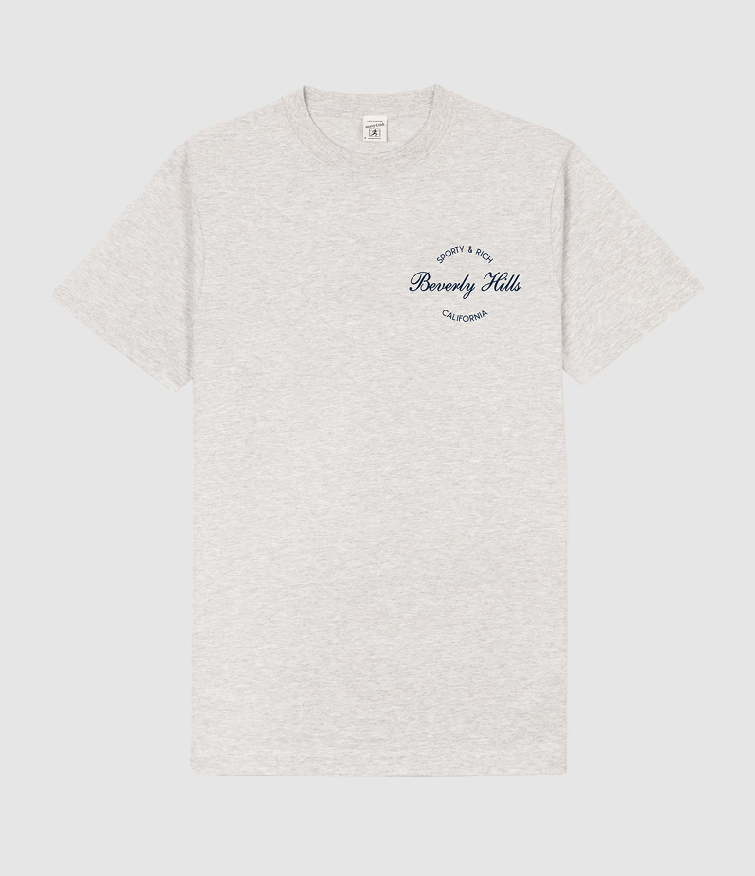 Beverly Script Heather Grey T-shirt