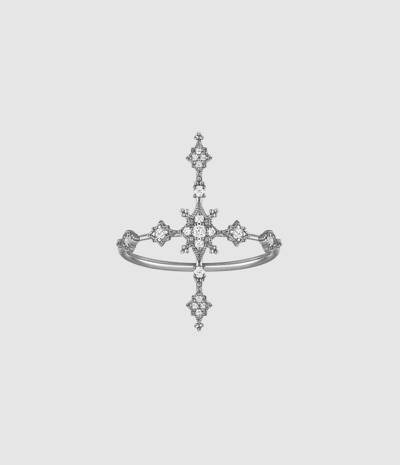 Stella Black Gold Diamond Ring