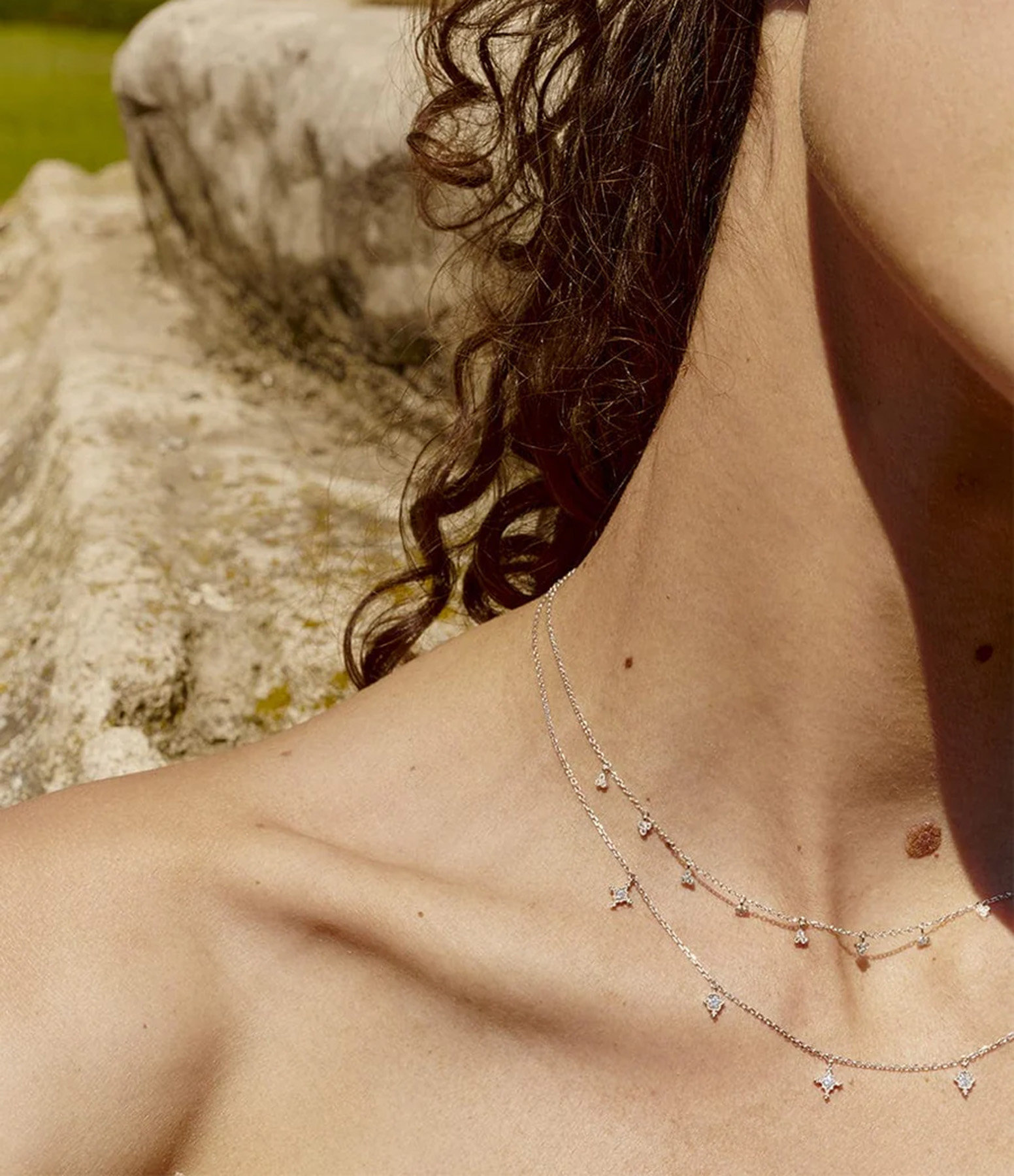 Stella Gold and Diamond Necklace