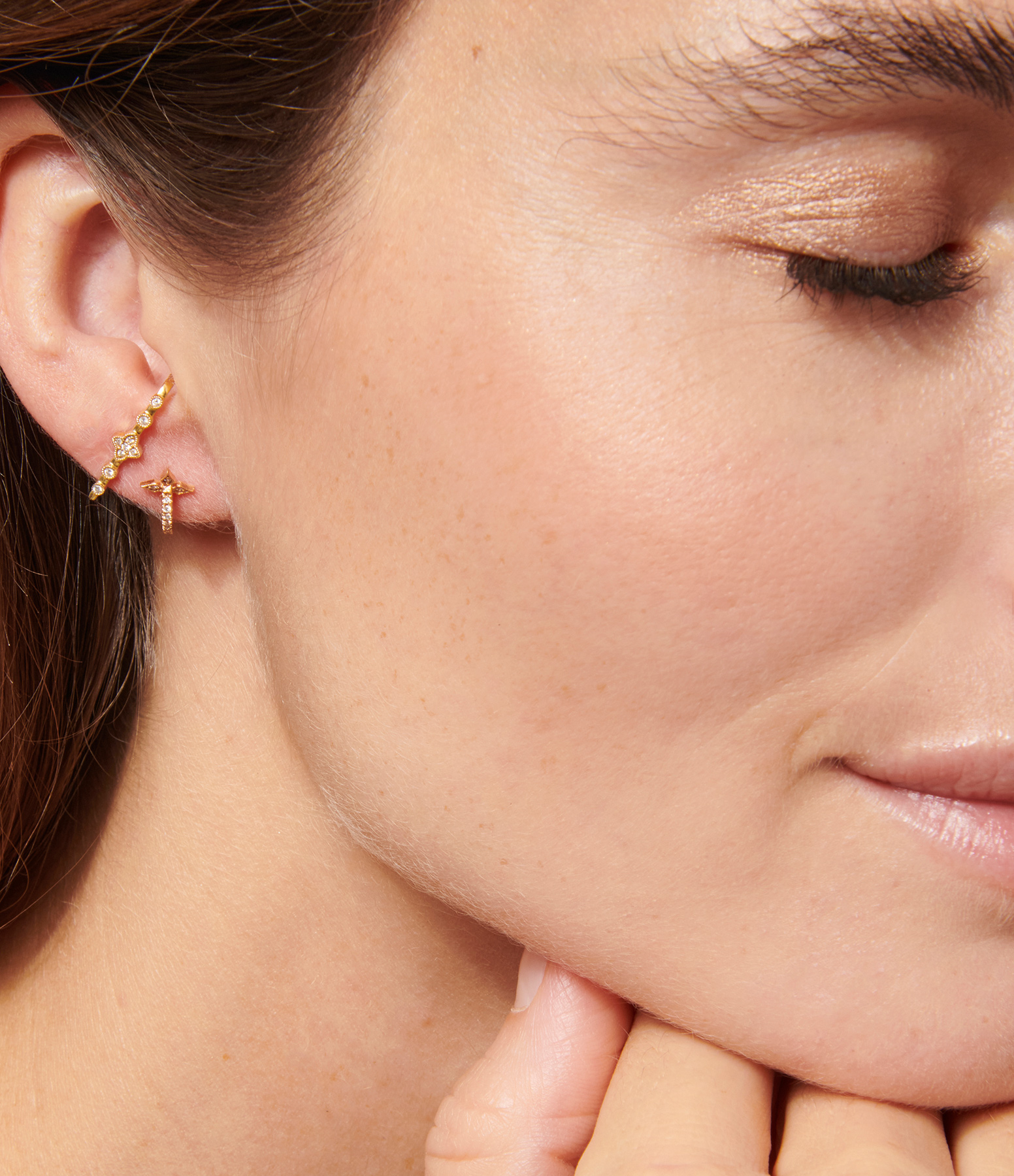 Belle Époque GM Gold and Diamond Earring (sold individually)