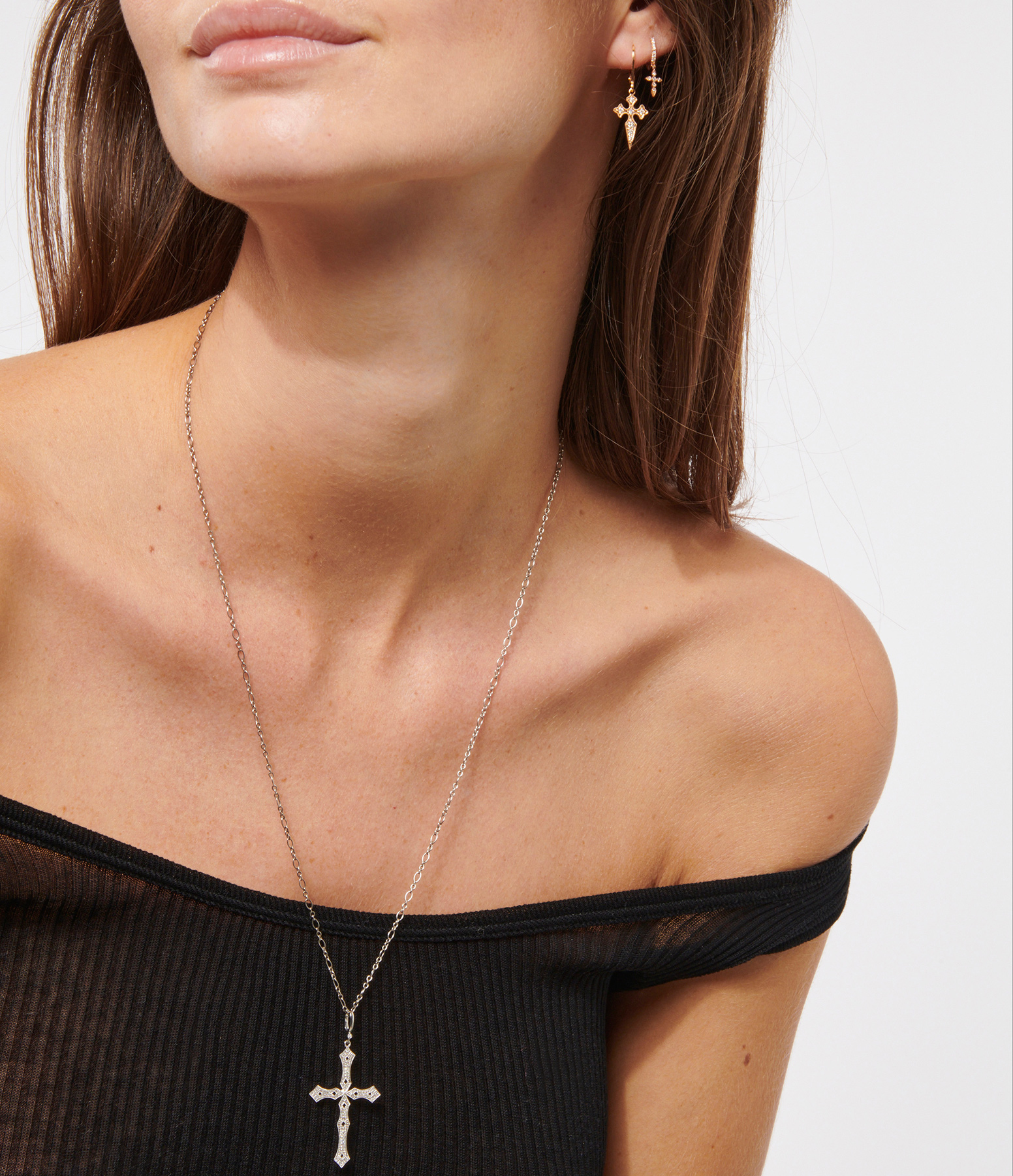 Stone Gold chain, 55 cm