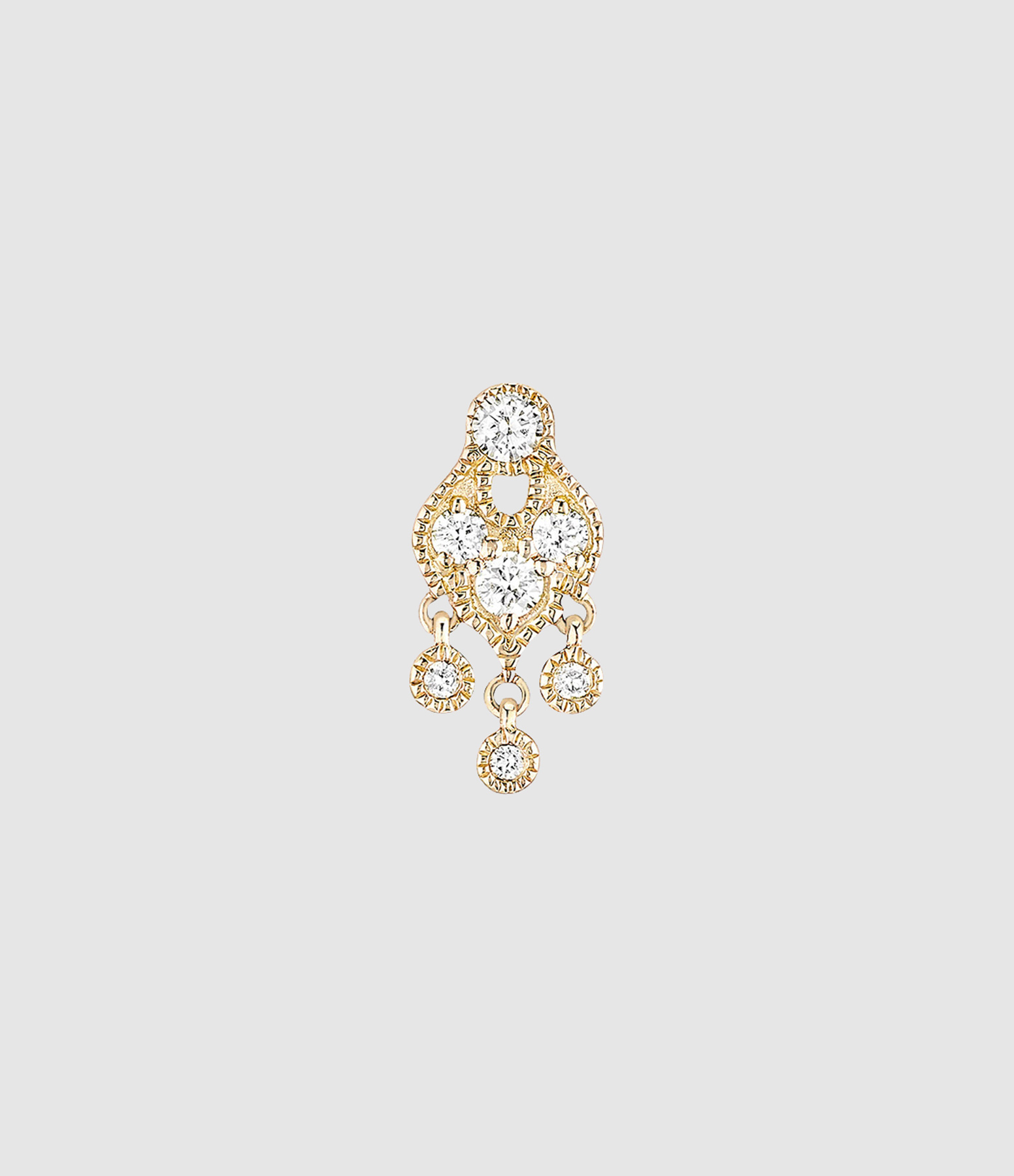 Sultane Gold and Diamond Stud Earring (sold individually)