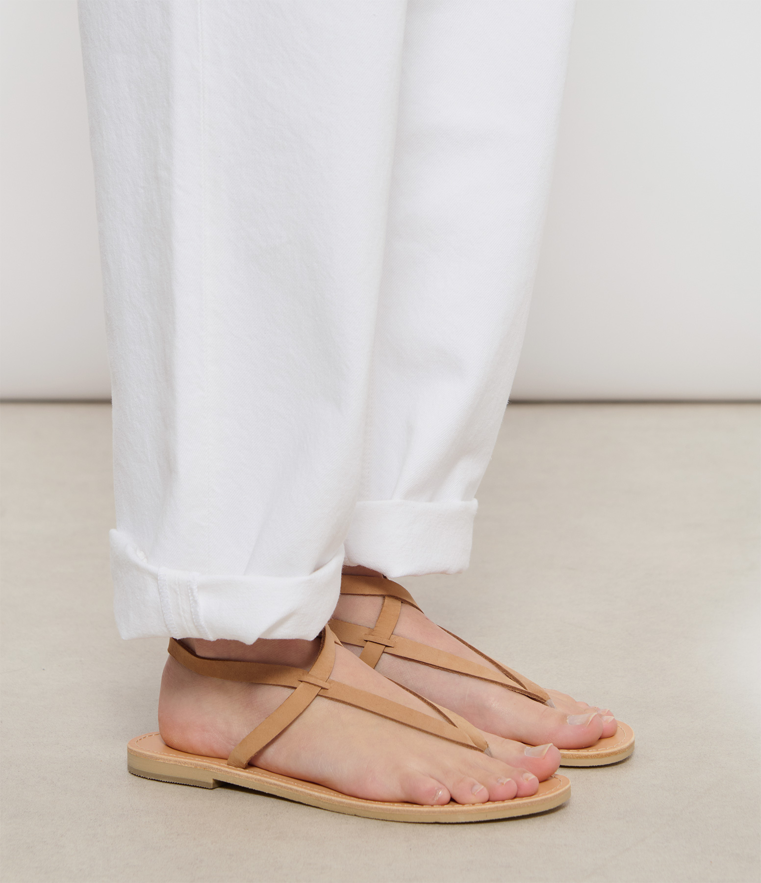 Ayelet Camel Suede Sandals