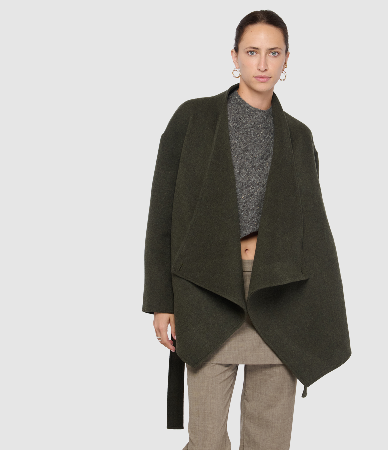 Militare Asymmetrical Closure Jacket