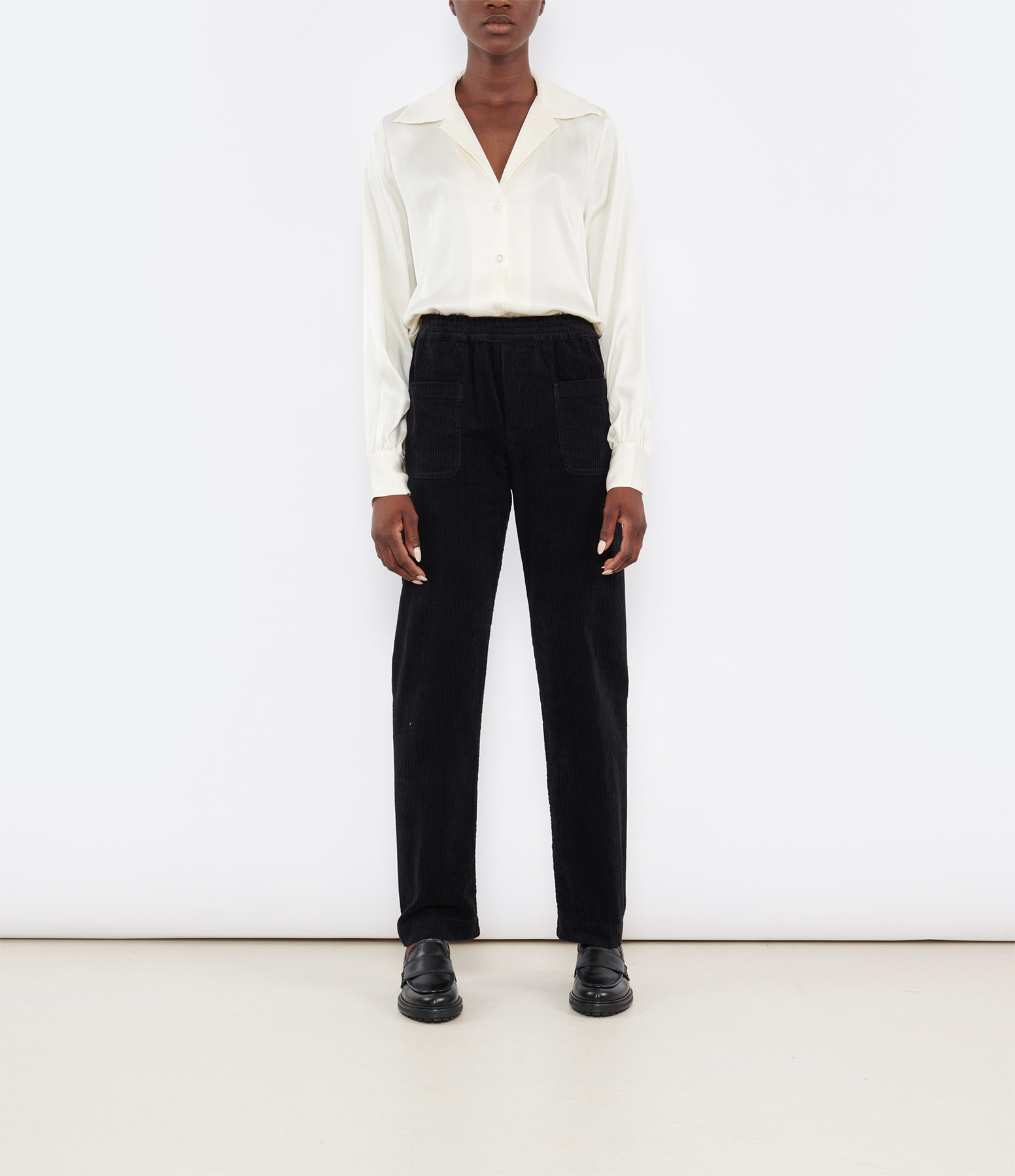 Elugo Black Faded Trousers